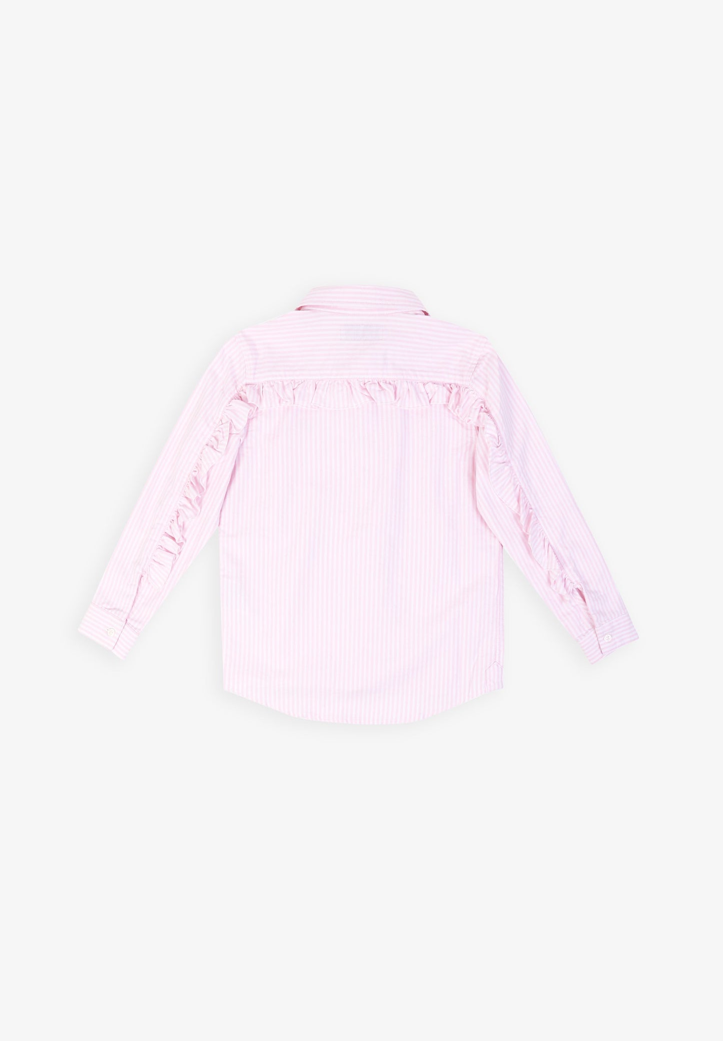 SHIRT WITH RUFFLED BACK