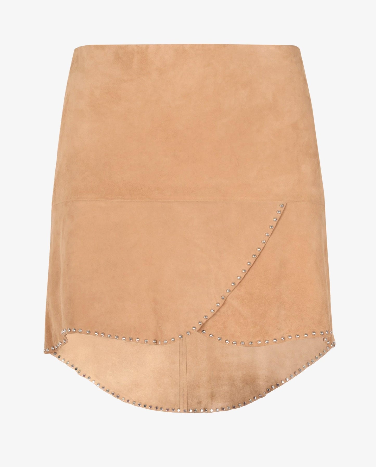 SUEDE STUDS SKIRT