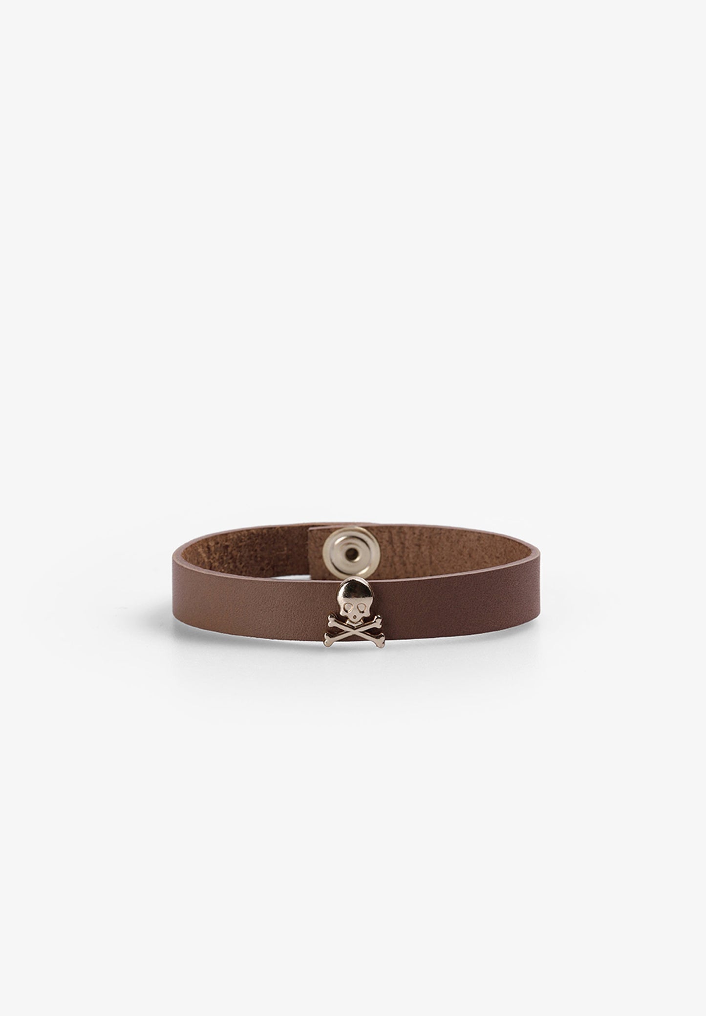 PULSERA PIEL CALAVERAS
