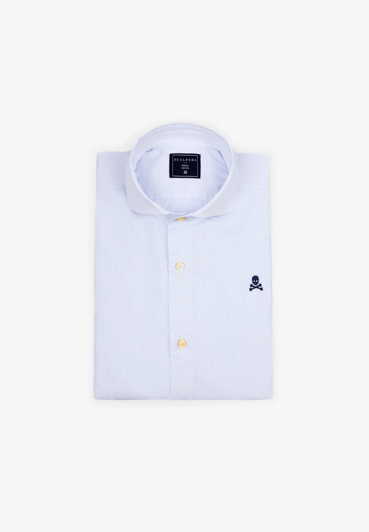 CAMISA VESTIR RAYAS CALAVERA CONTRASTE