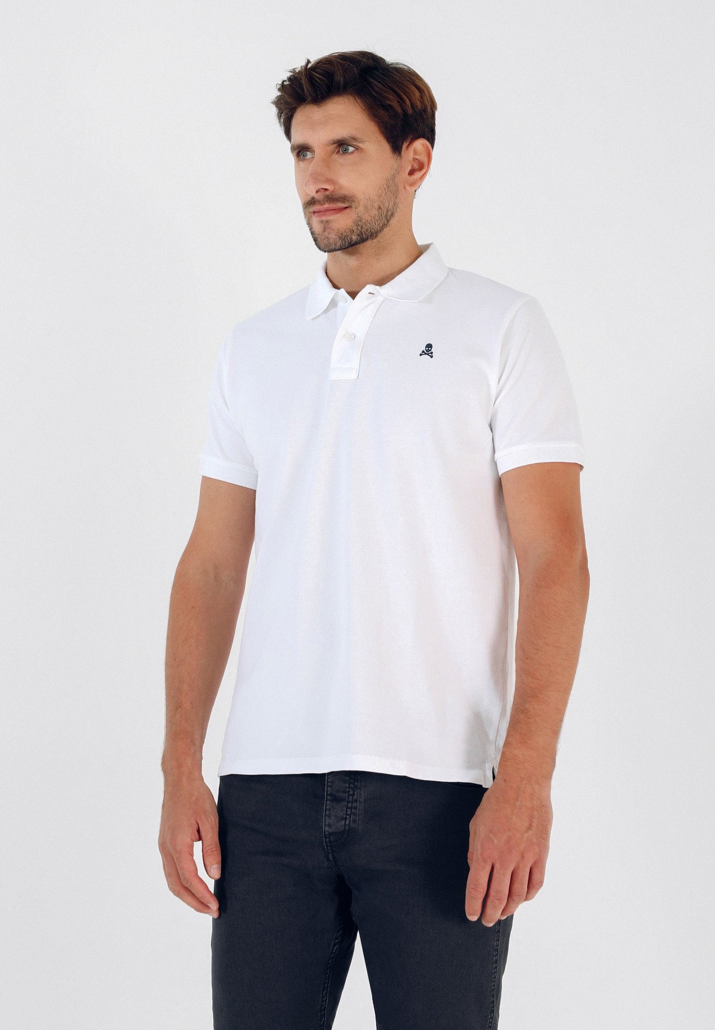 POLO BÁSICO CALAVERA CONTRASTE