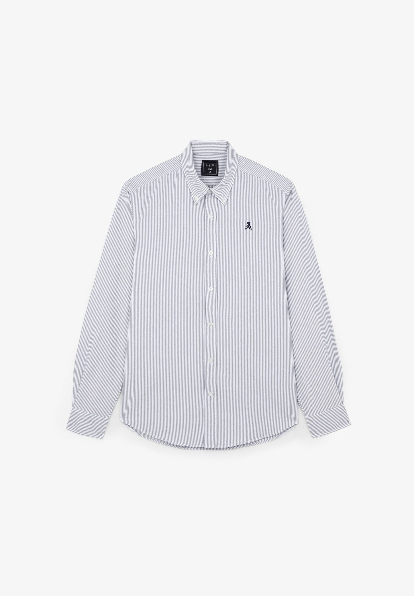 CAMISA OXFORD CALAVERA CONTRASTE
