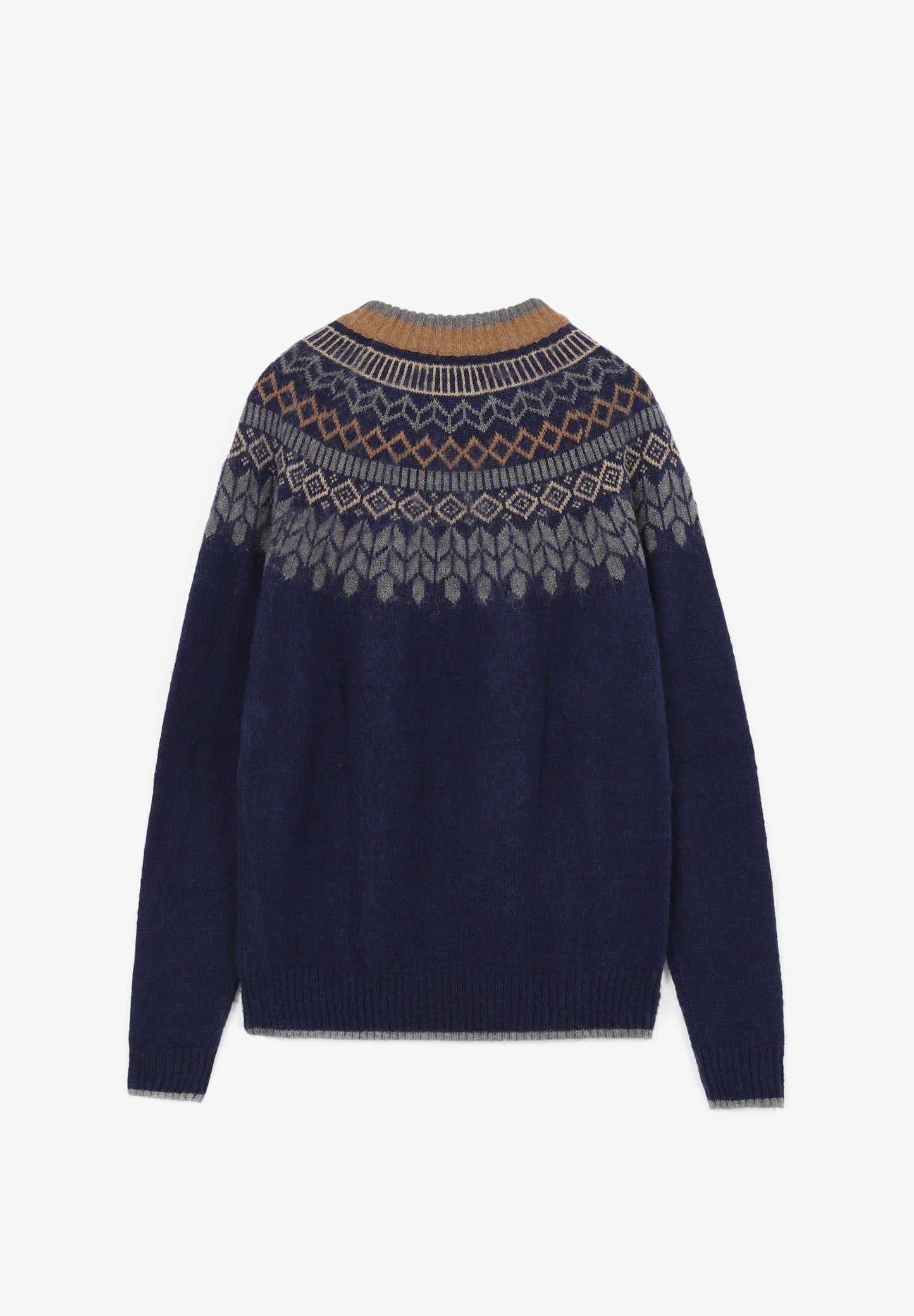 EMBELLISHED NECK SWEATER