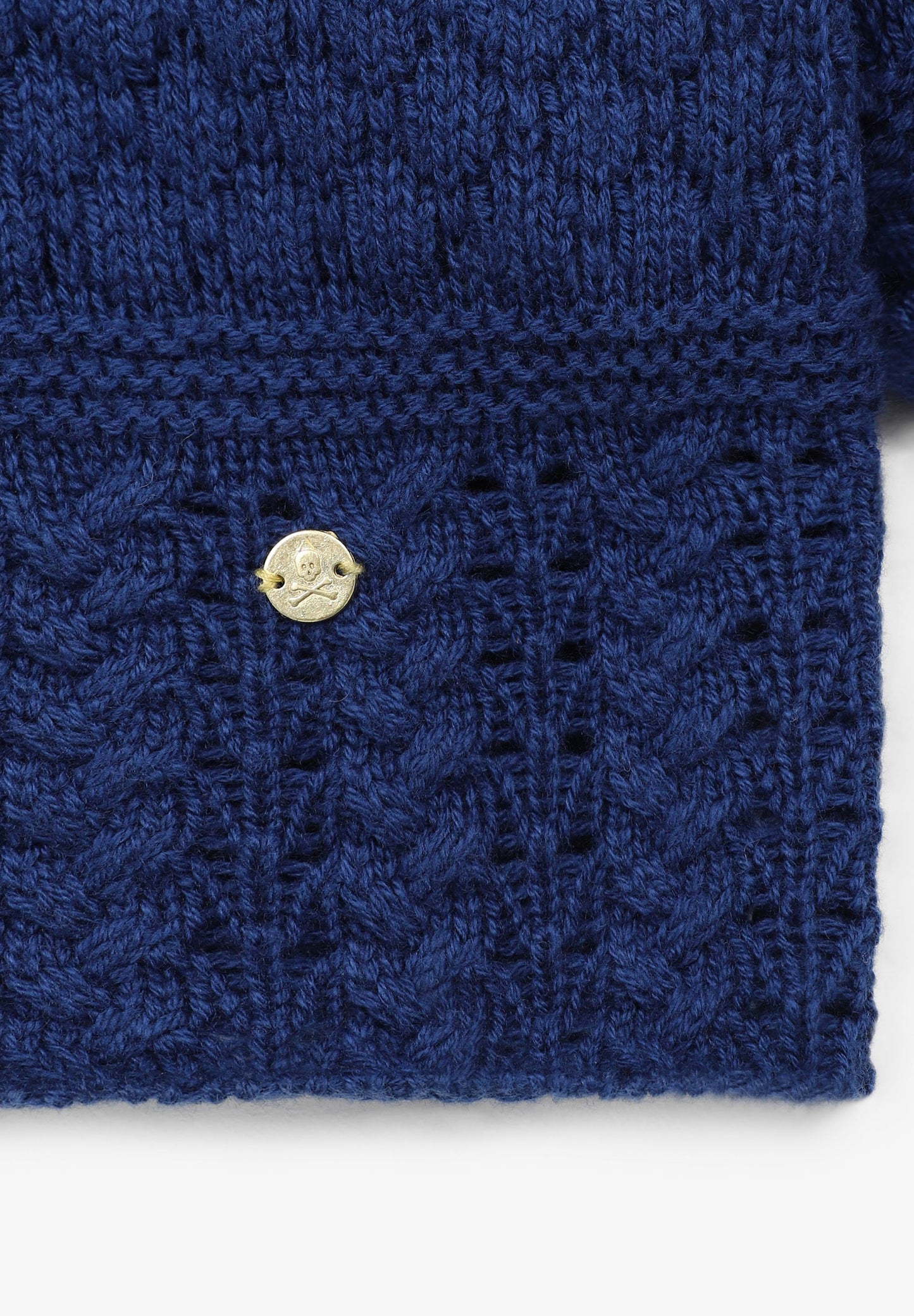 SWEATER WITH DIE-CUT HIGH COLLAR