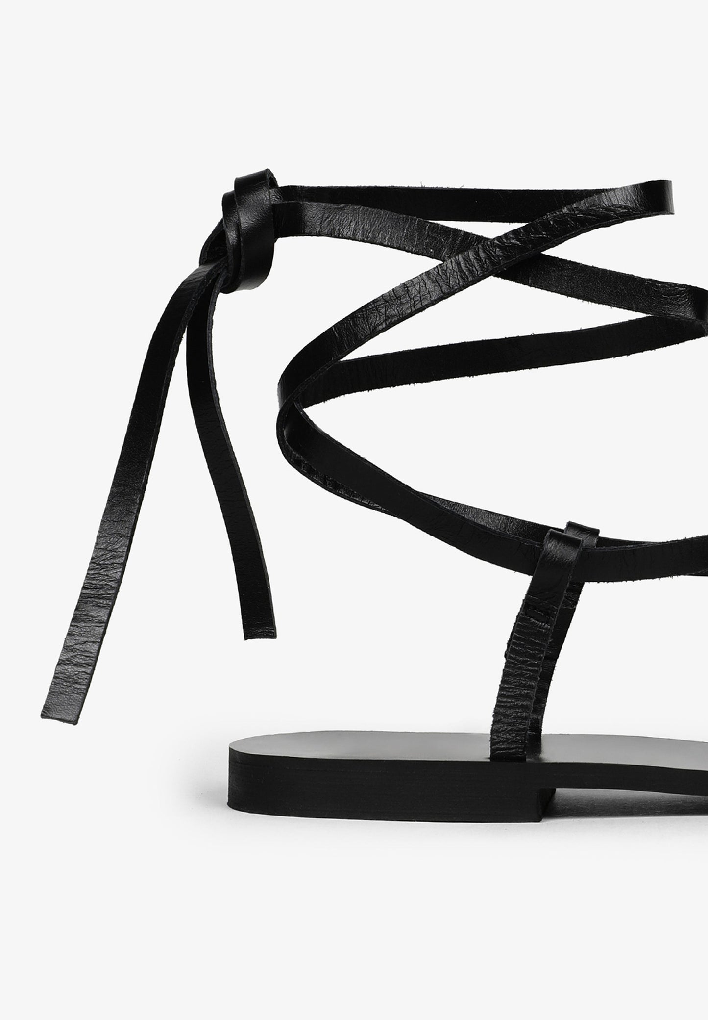 STRAPPY LEATHER SANDALS