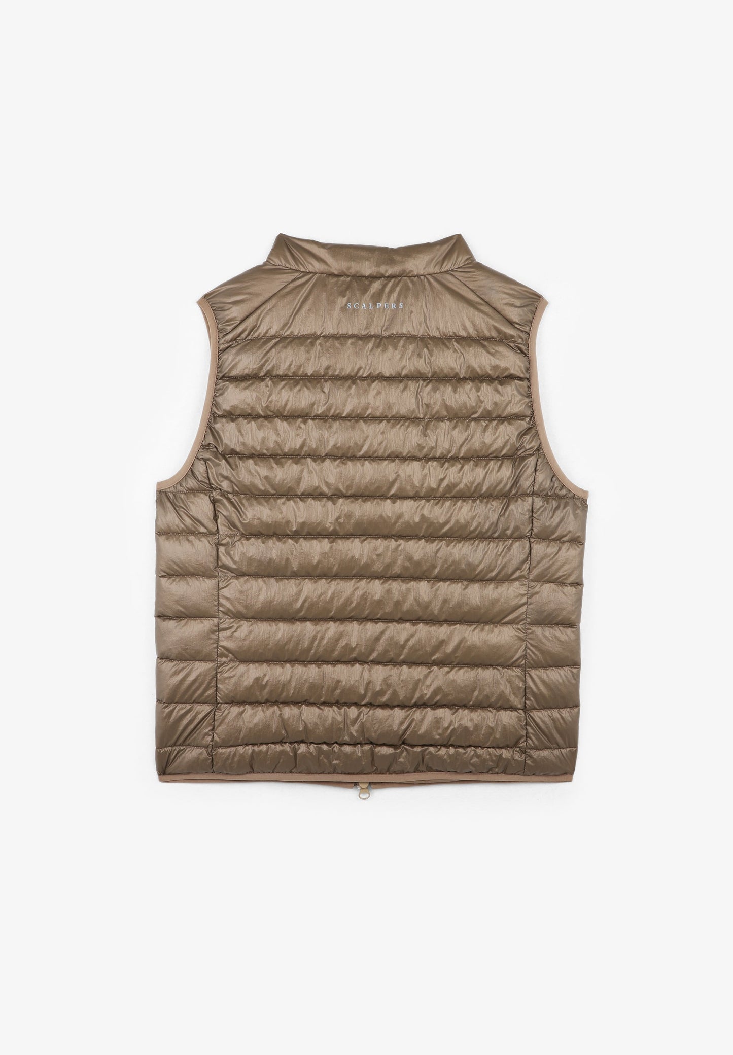 QUILTED GILET WITH SKULL DETAIL