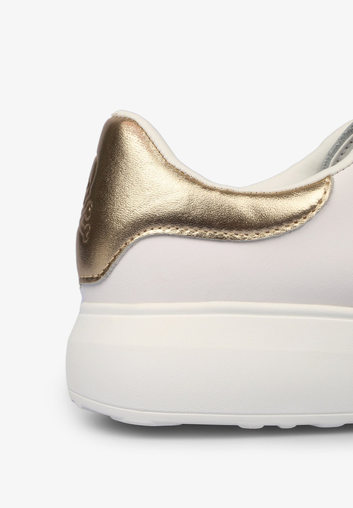 SNEAKERS WITH METALLIC HEEL