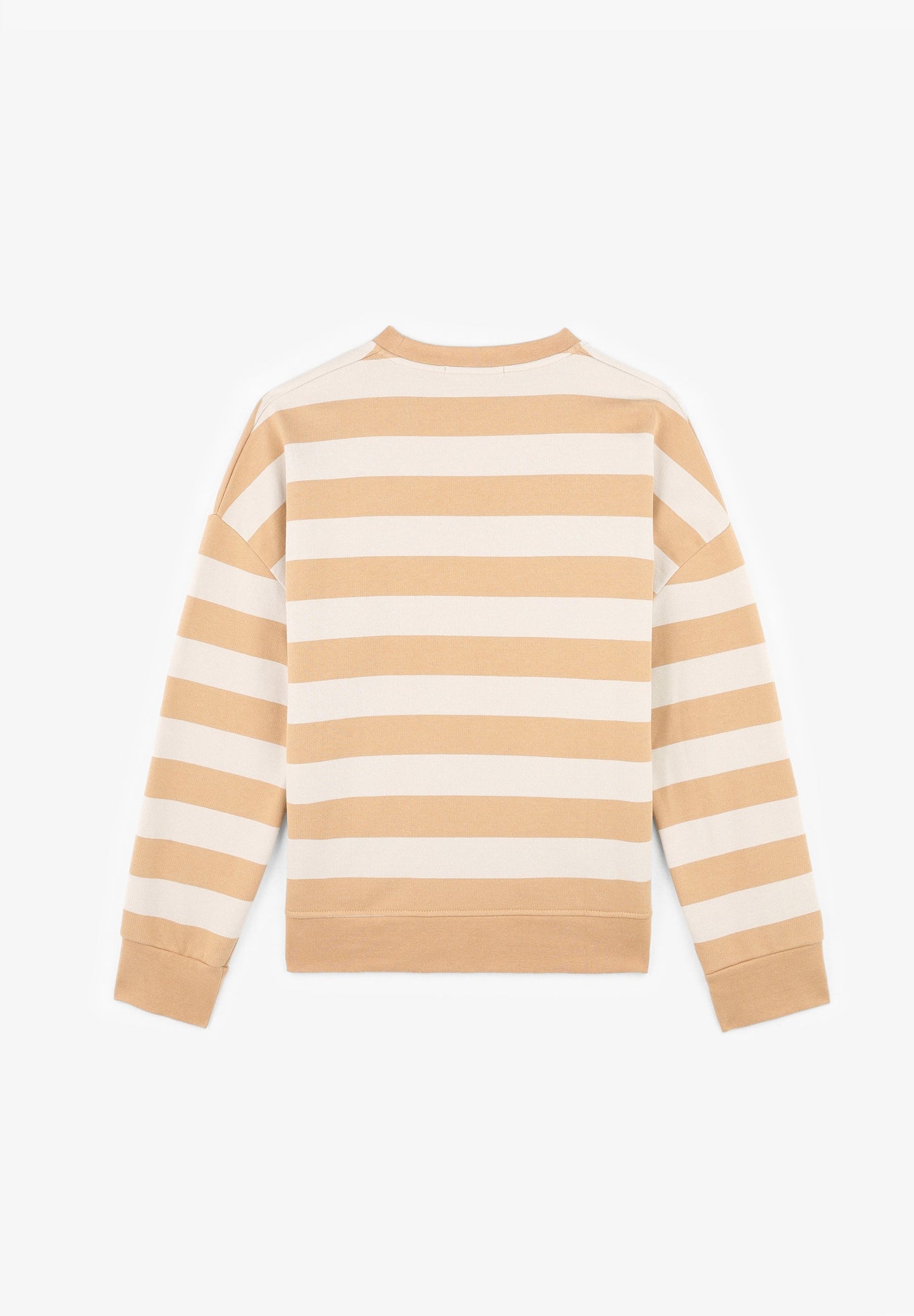 STRIPED SWEATSHIRT WITH SKULL