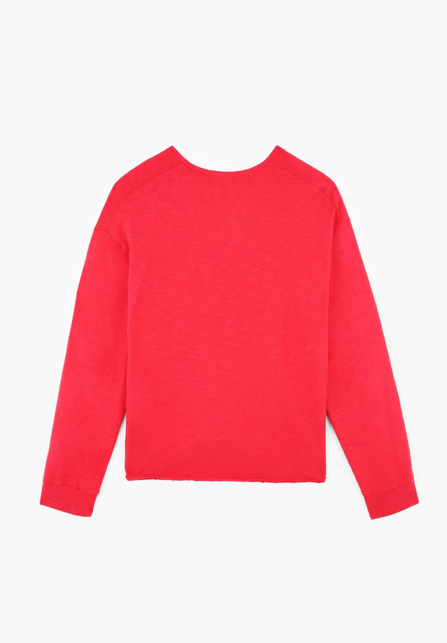 LONG SLEEVE RIBBED T-SHIRT