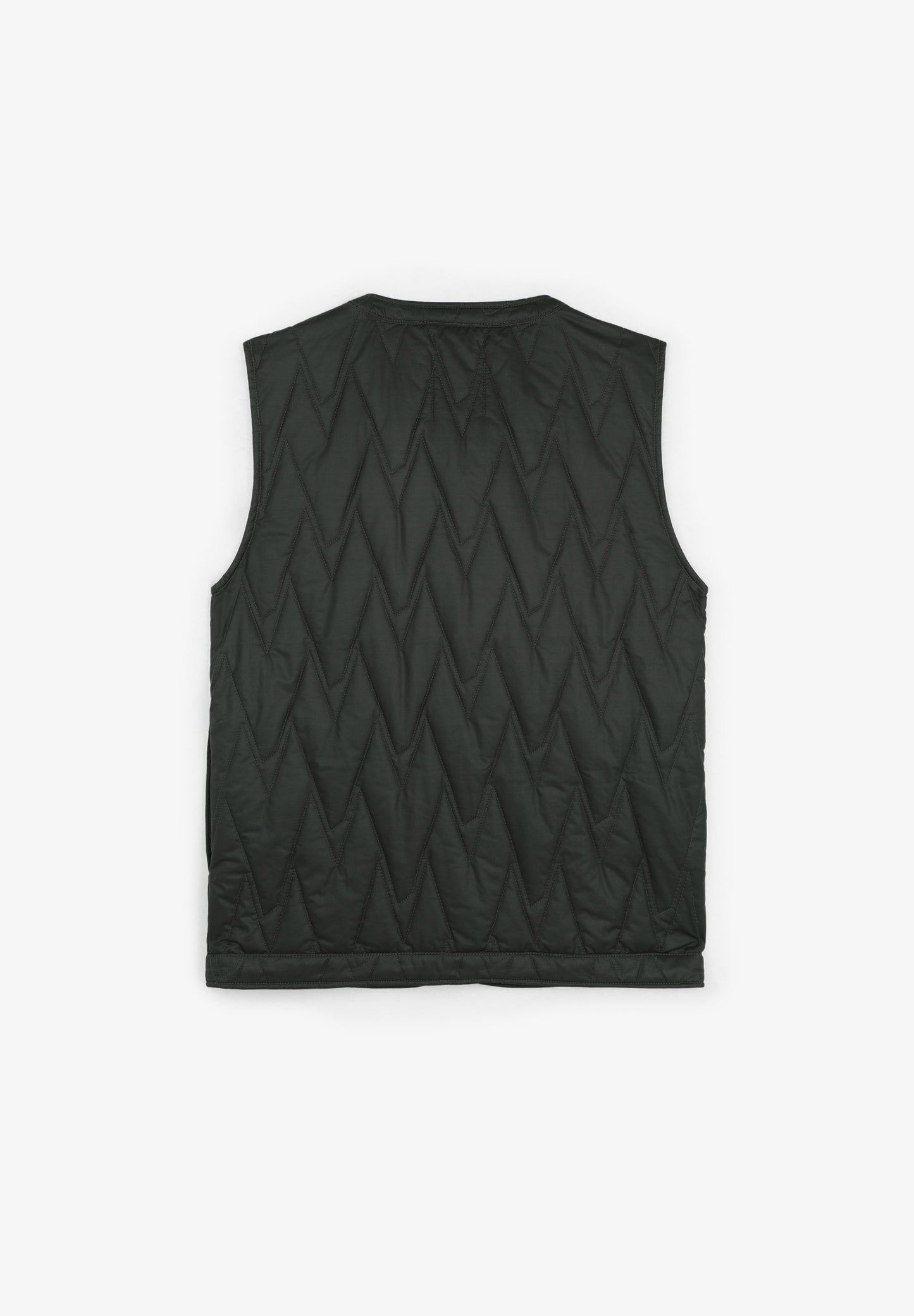 ZIG-ZAG QUILTED WAISTCOAT