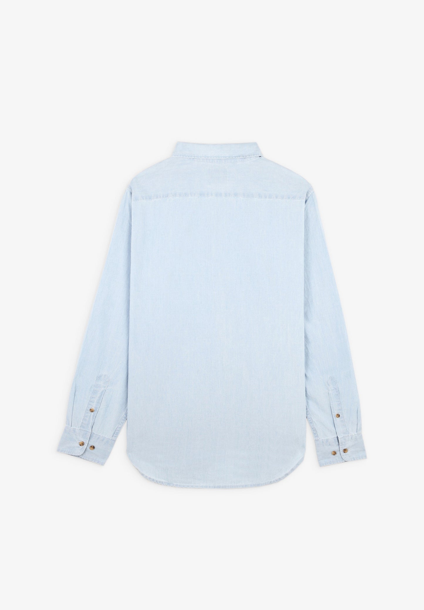 CONTRAST DENIM SHIRT WITH BUTTONS