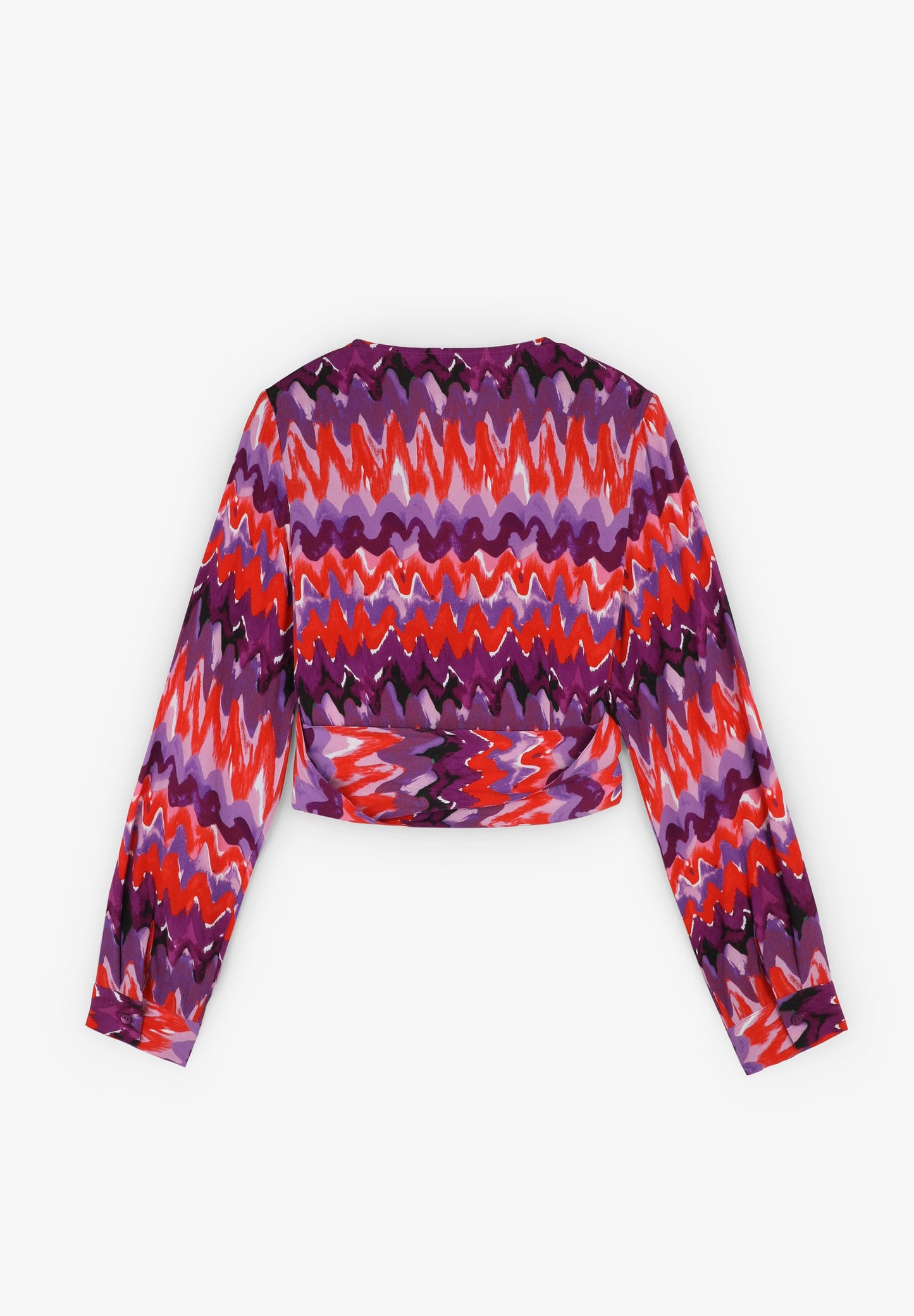 MULTIWAY BLOUSE WITH TIE FASTENING