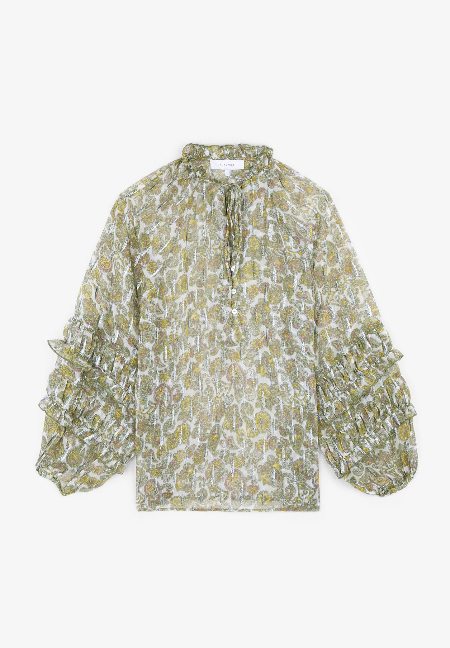 PAISLEY LUREX BLOUSE