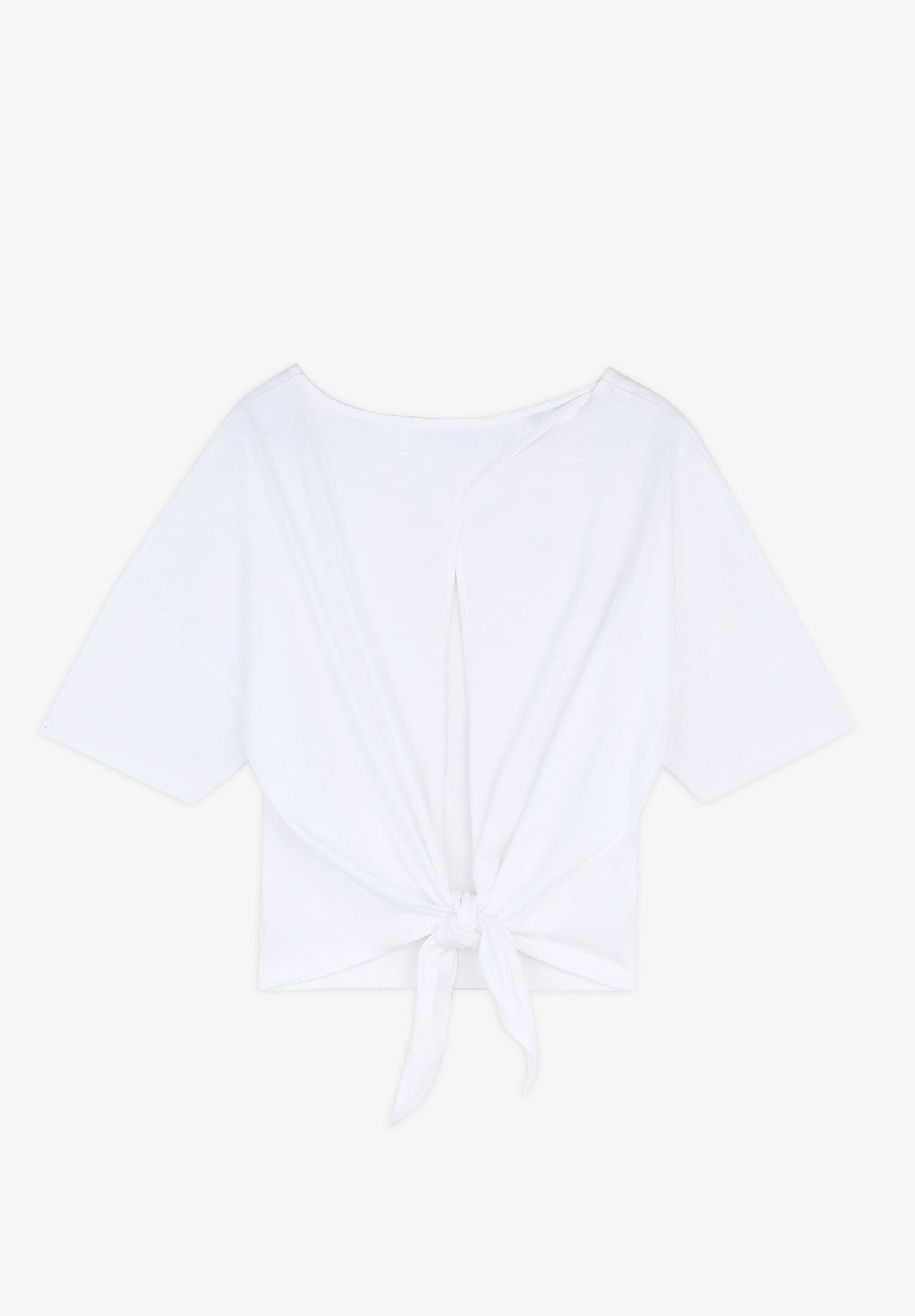 BACK TIE T-SHIRT