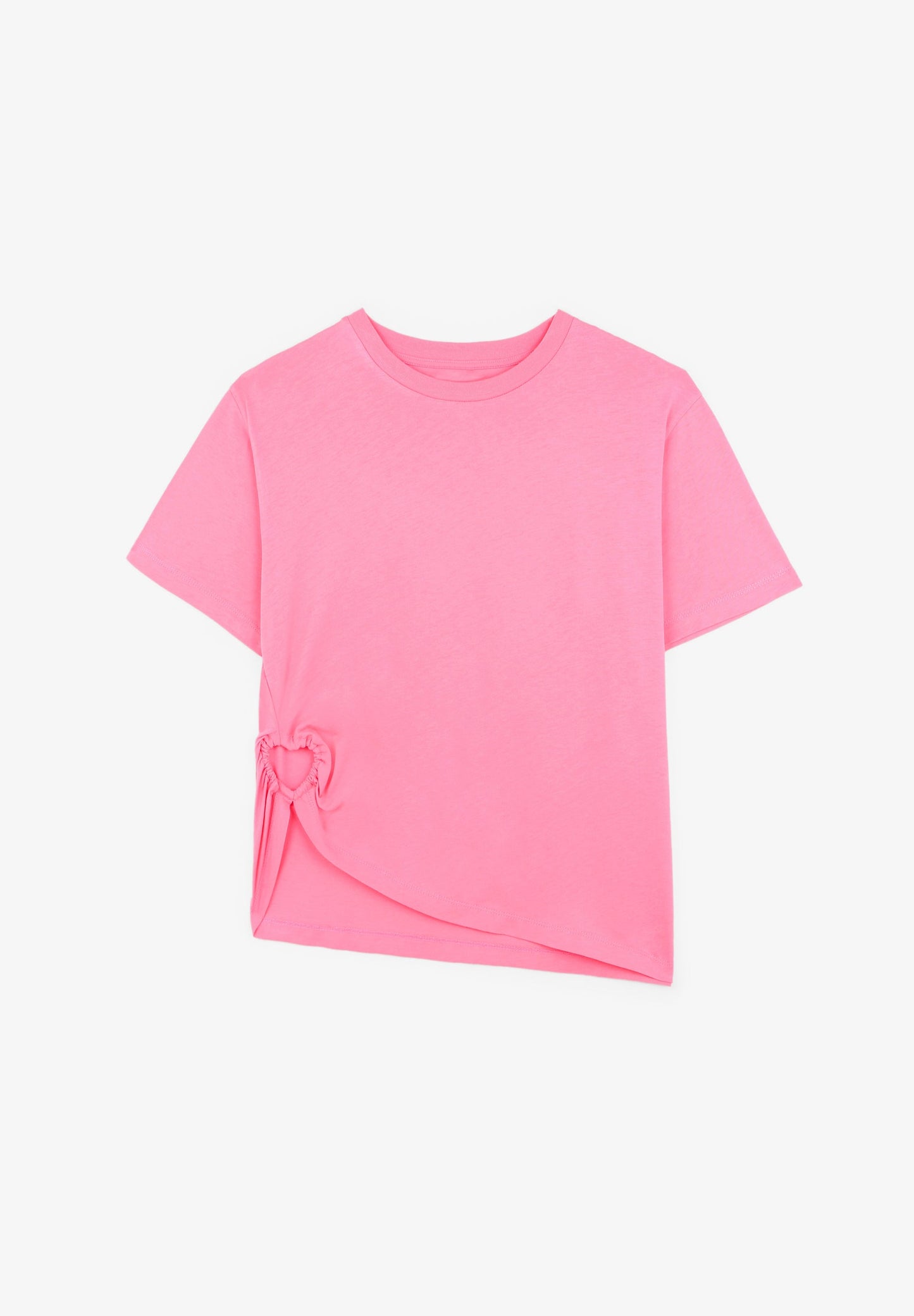 T-SHIRT WITH HEART-SHAPED CUT-OUT