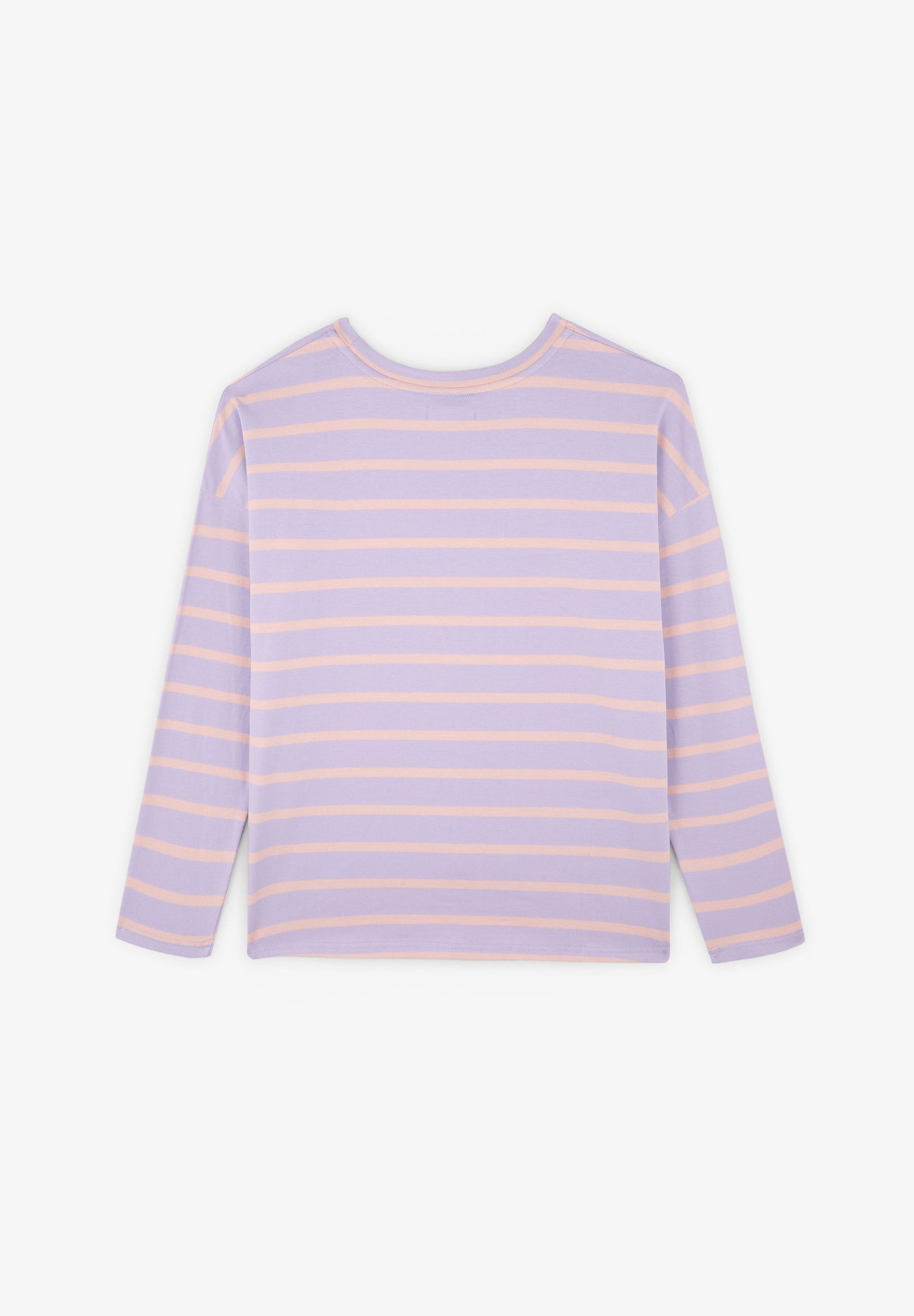 STRIPE ROUND NECK T-SHIRT