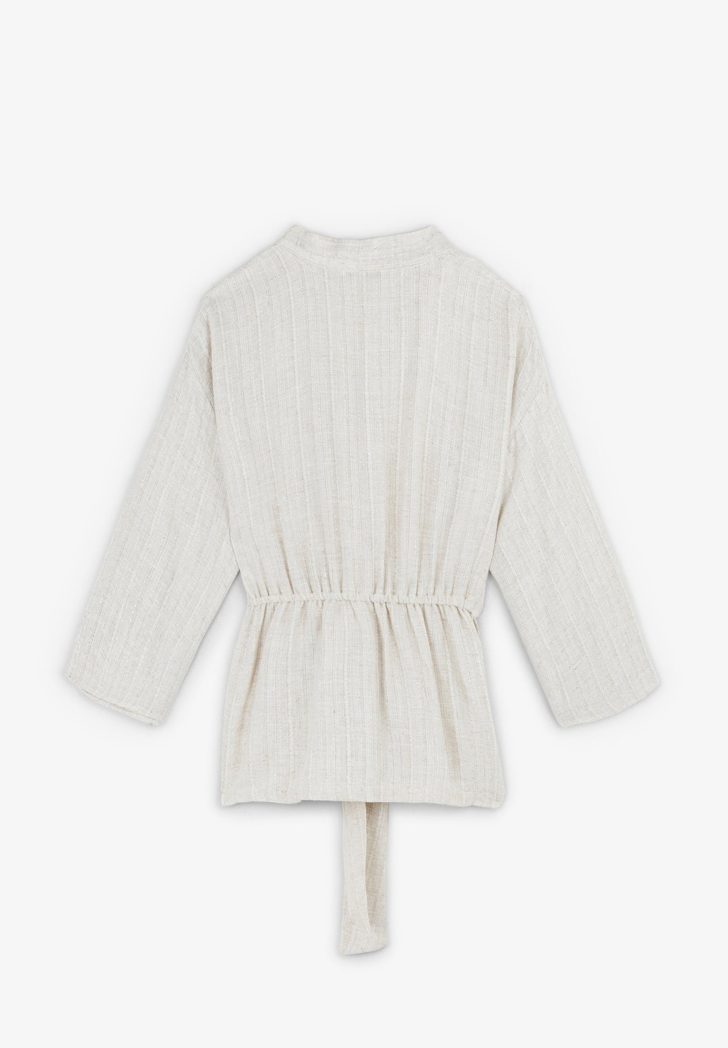 KIMONO WITH METALLIC DETAILS