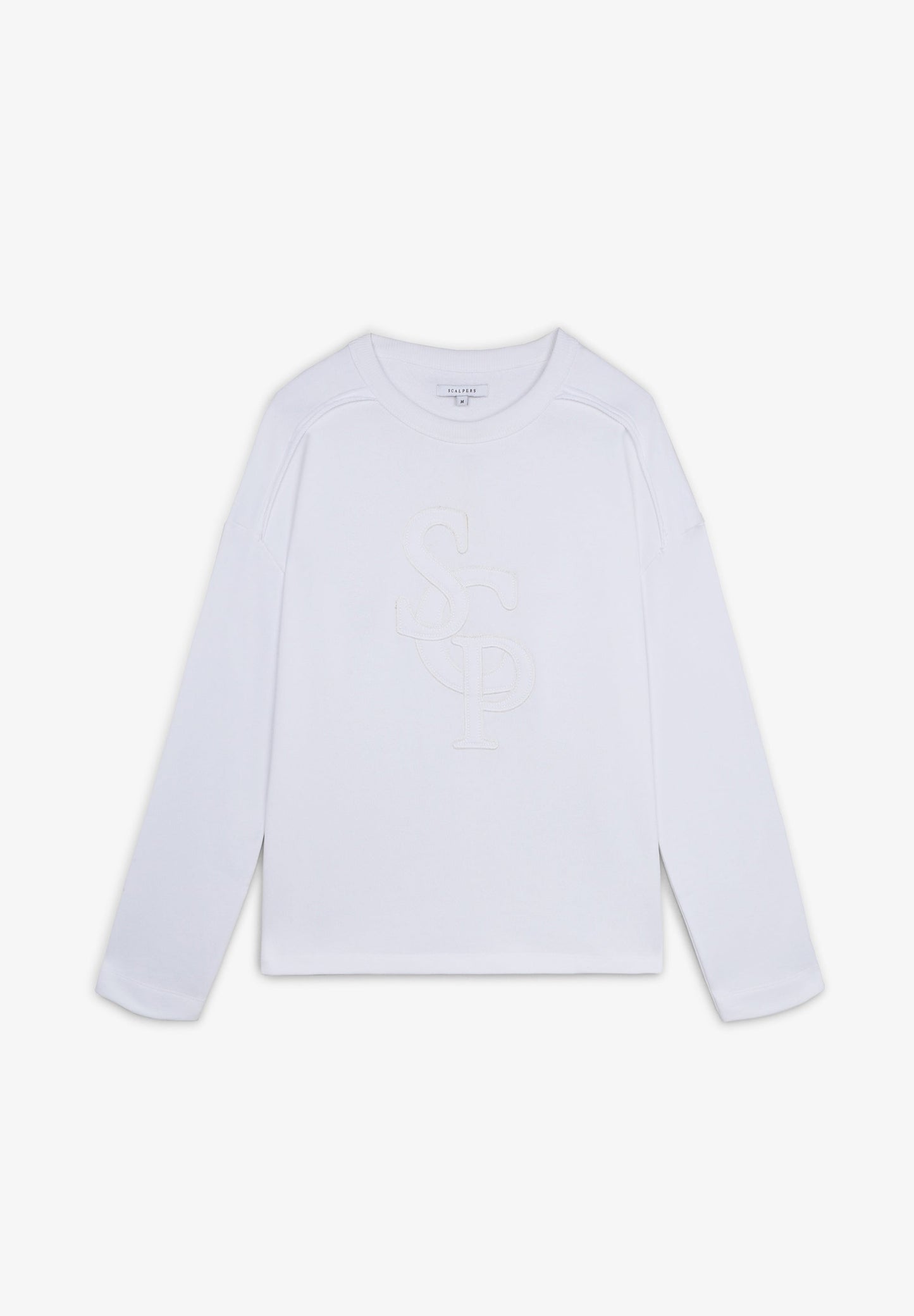 SWEATSHIRT WITH FRONT EMBROIDERED PATCH