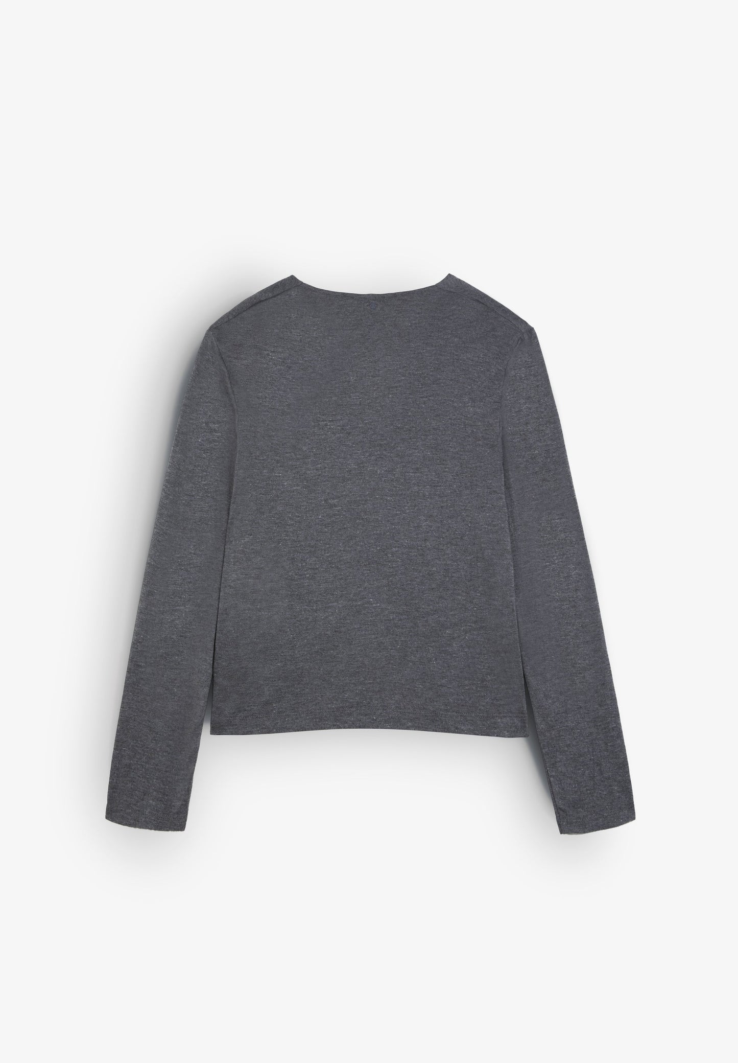 LUREX T-SHIRT WITH KNOT DETAIL