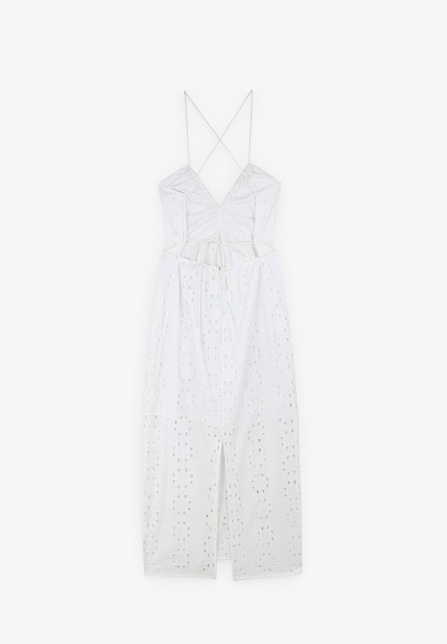 BRODERIE ANGLAISE MIDI DRESS