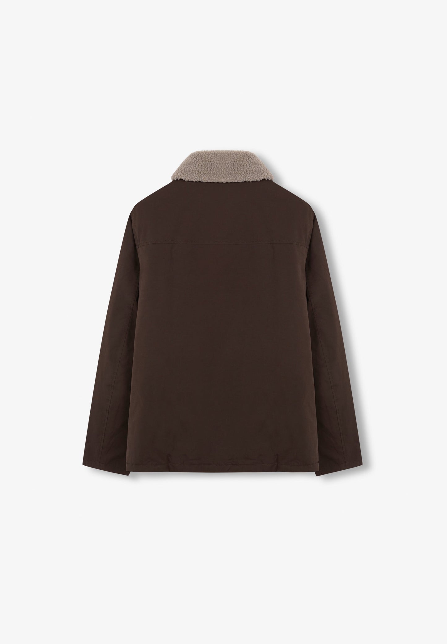 SOFT TOUCH CARDIGAN WITH SHEARLING COLLAR