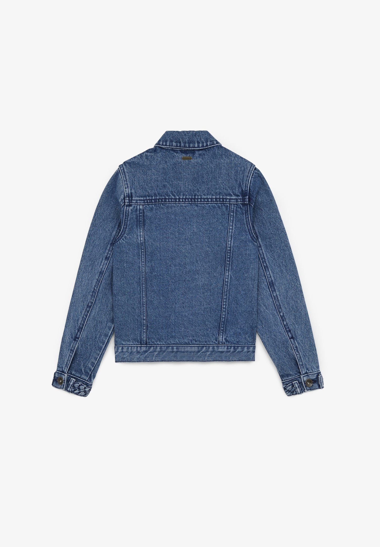 DENIM JACKET WITH BRAIDED DETAILS