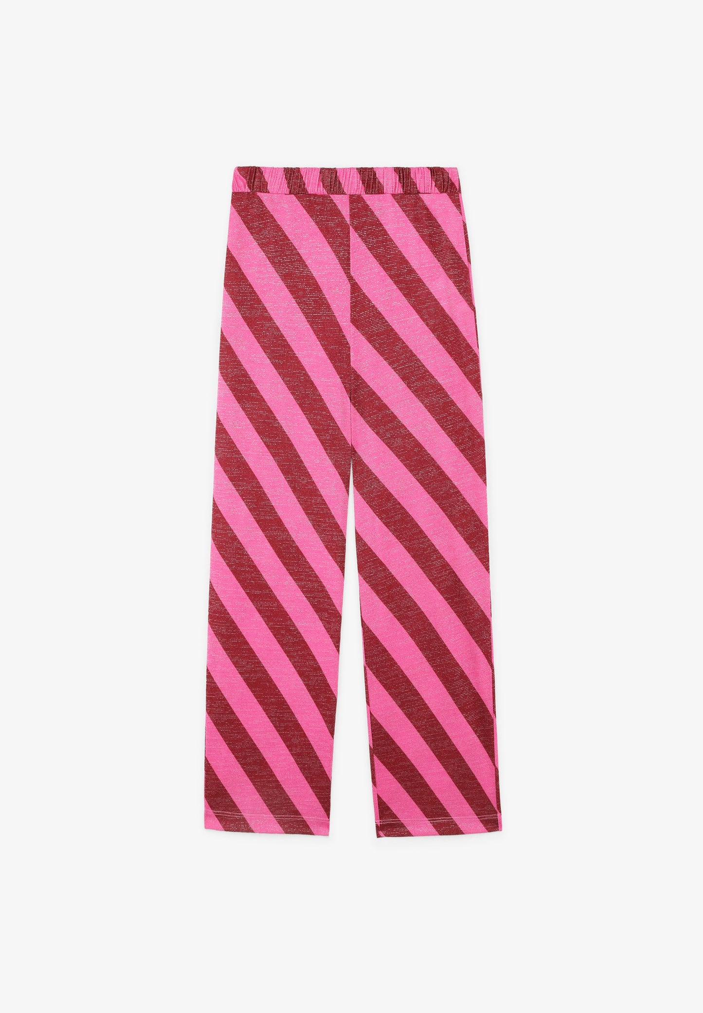 STRIPED LUREX TROUSERS