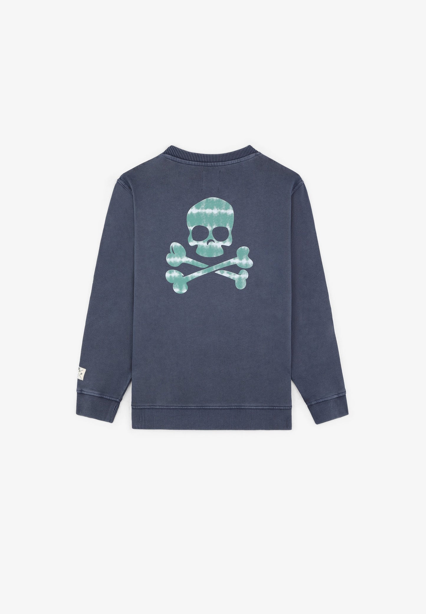 SKULL SWEATSHIRT WITH BUTTONS