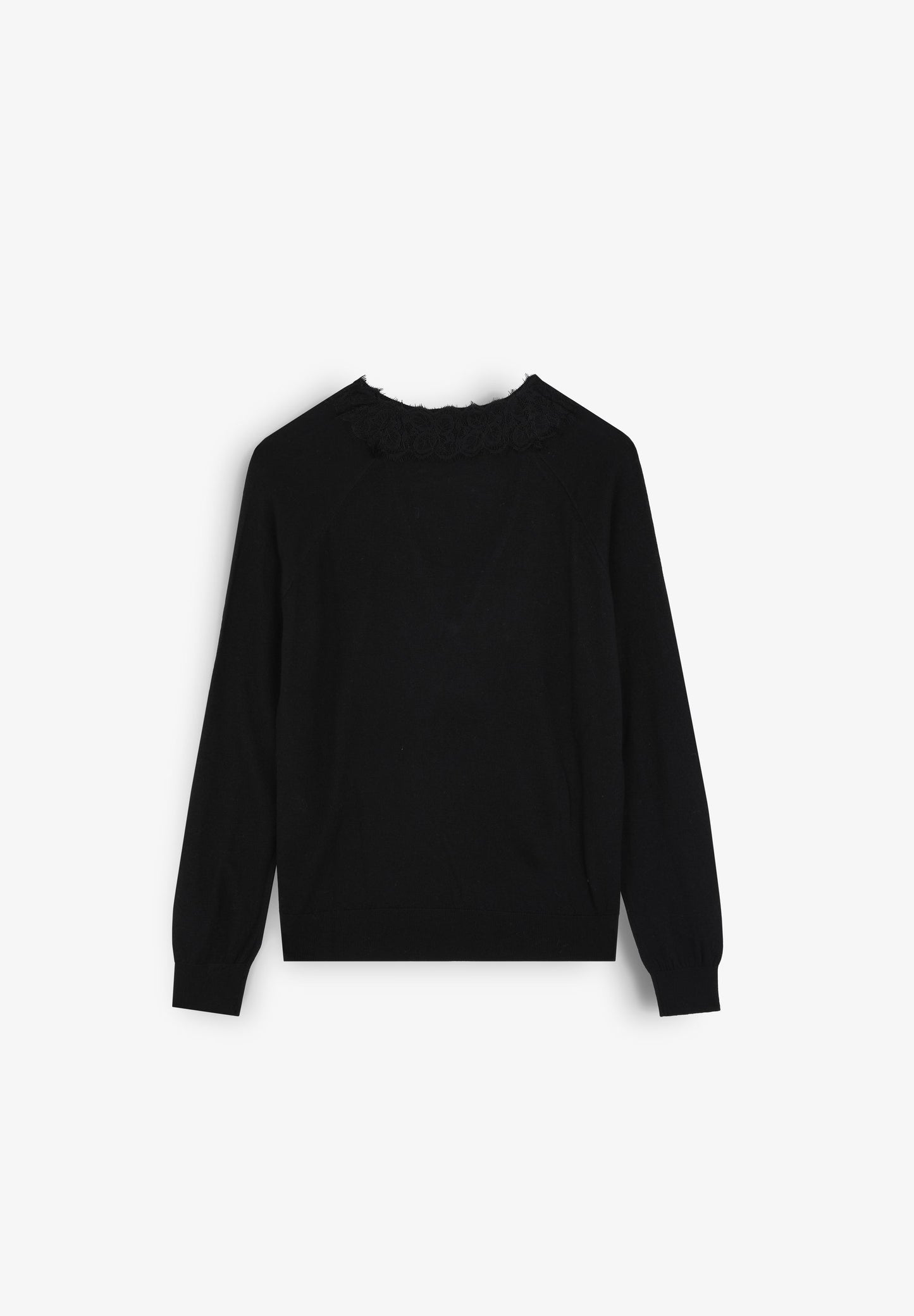 LACE DETAIL SWEATER