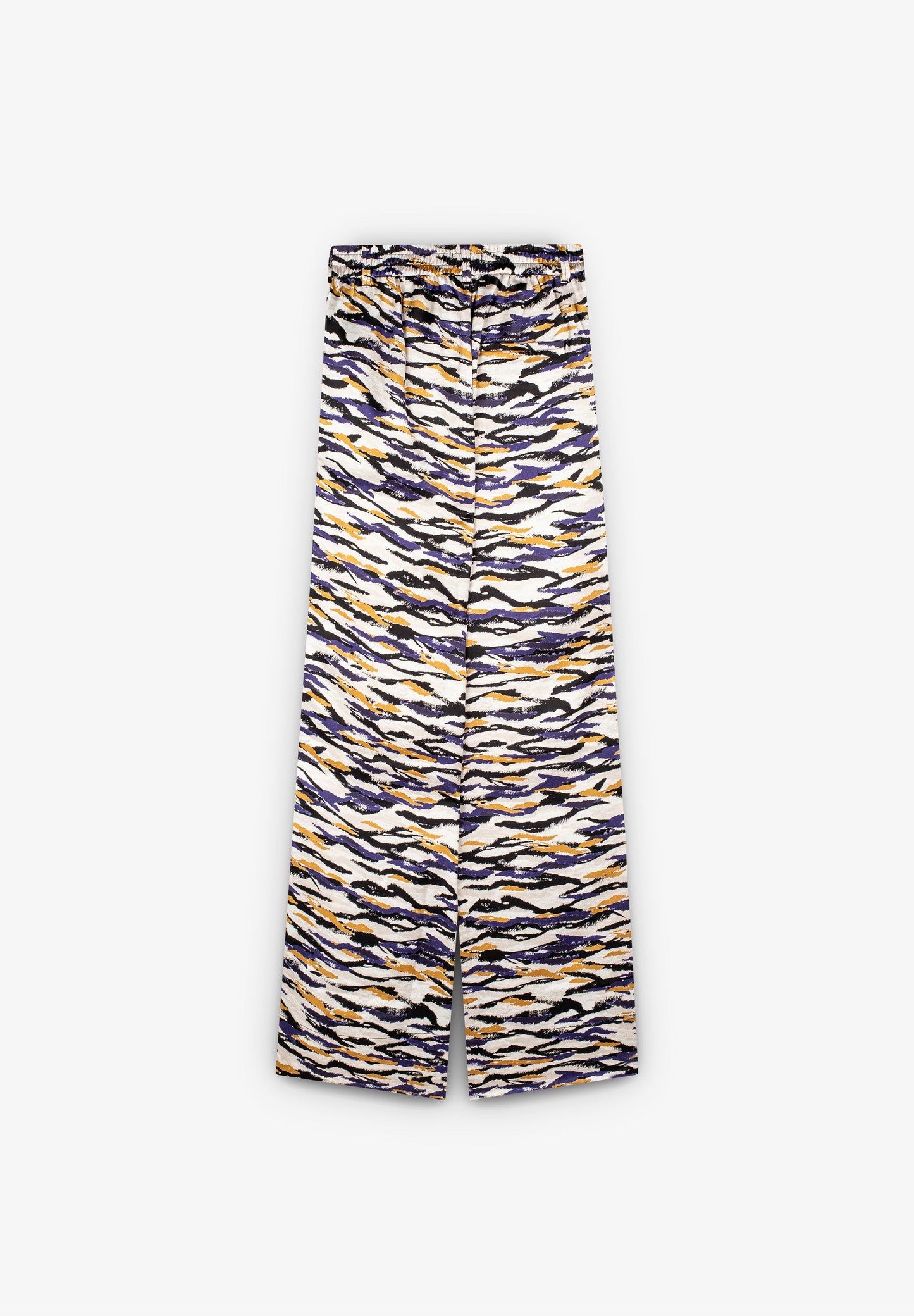 SATIN ZEBRA TROUSERS