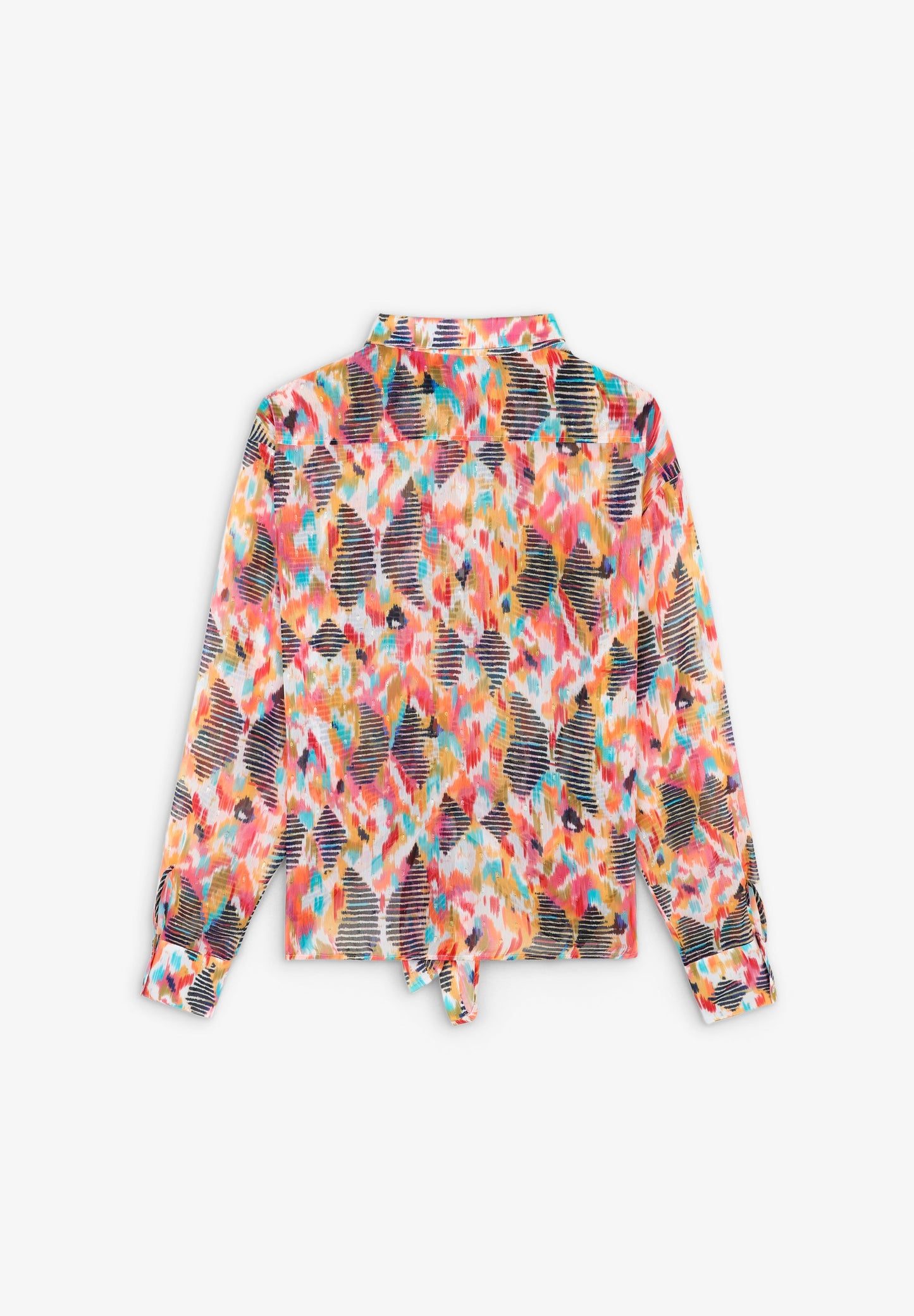 PRINT SHIRT WITH KNOT