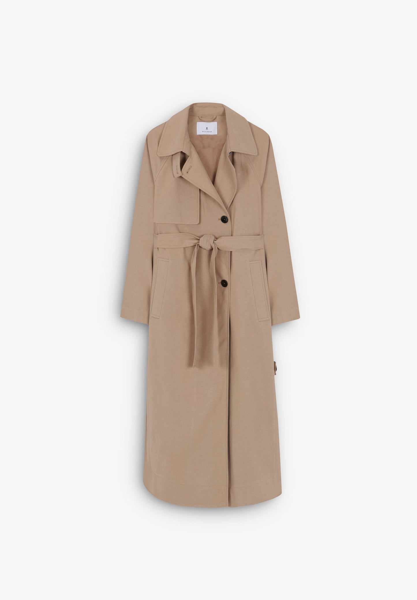 TRENCH COAT WITH SIDE VENT DETAIL
