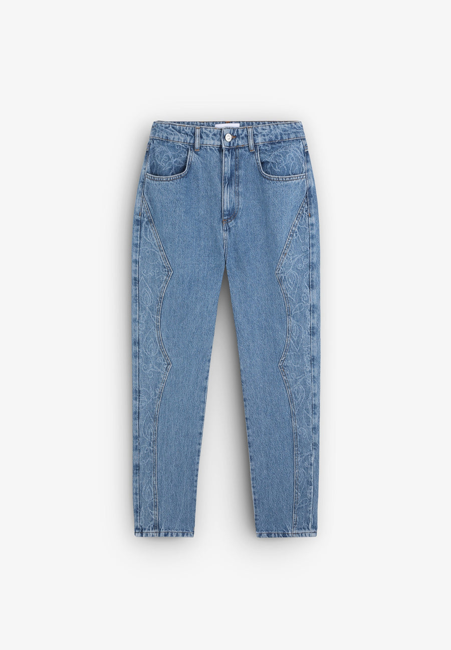 TEXTURED JEANS