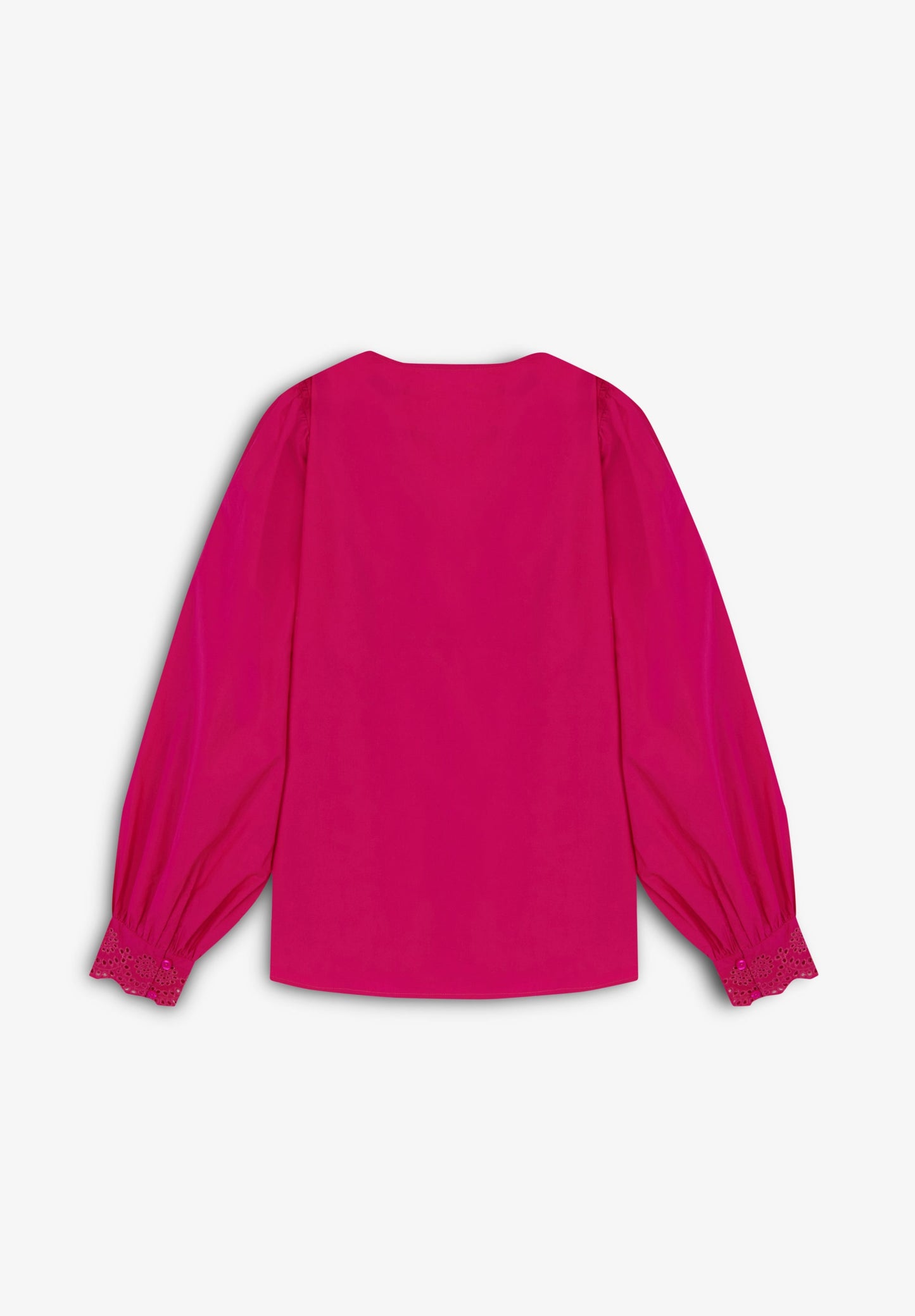 BLOUSE WITH CONTRAST EMBROIDERY