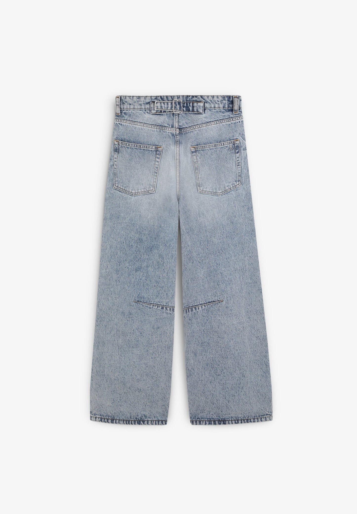 WIDE LEG JEANS WITH BUCKLE DETAIL