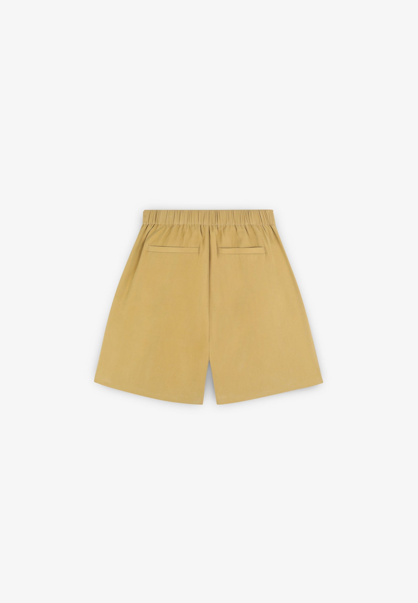 TENCEL BERMUDA SHORTS WITH BELT DETAIL