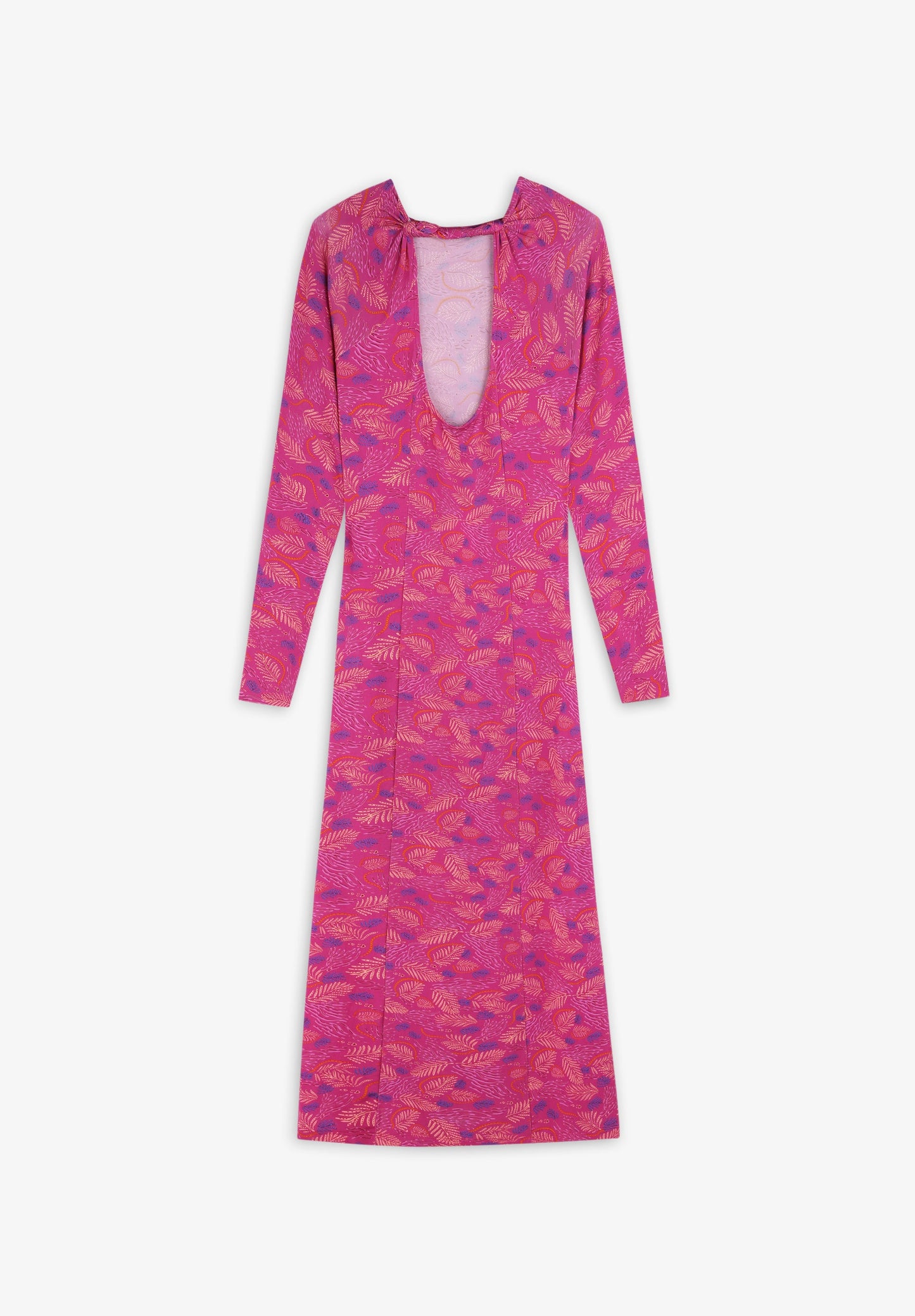 MIDI DRESS WITH BACK DETAIL