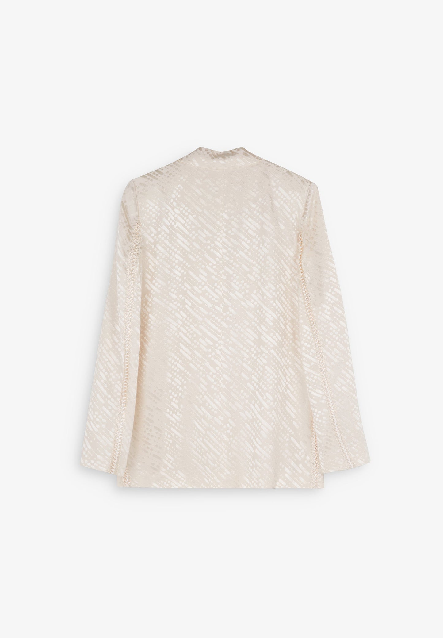 JACQUARD BLAZER WITH METALLIC DETAILS
