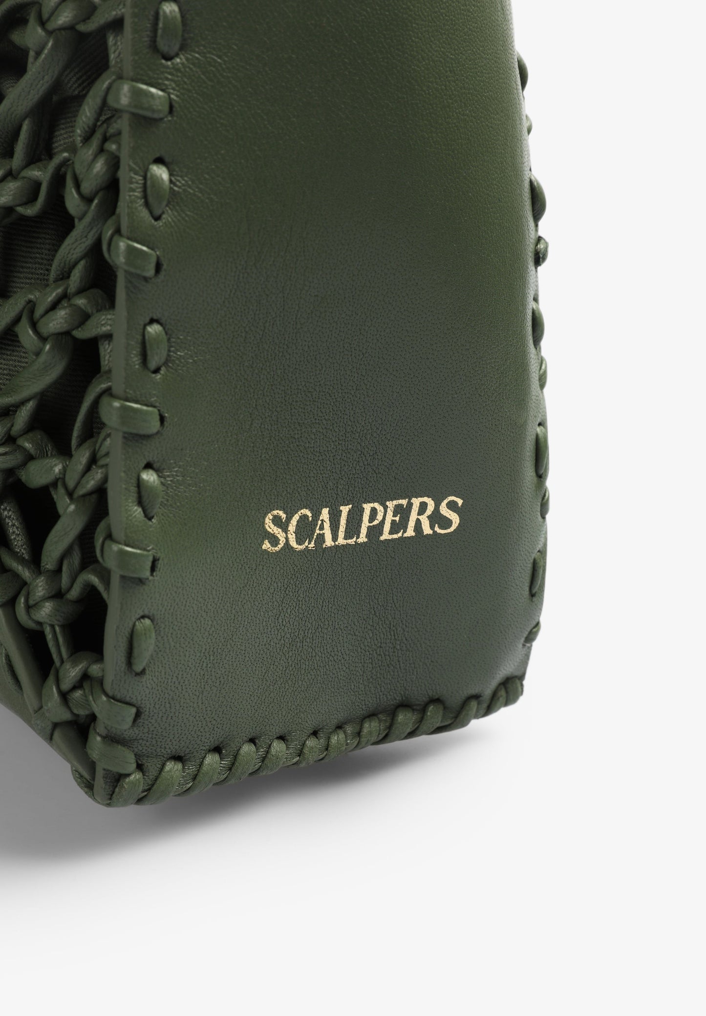 TOTE BAG WITH LEATHER BRAID