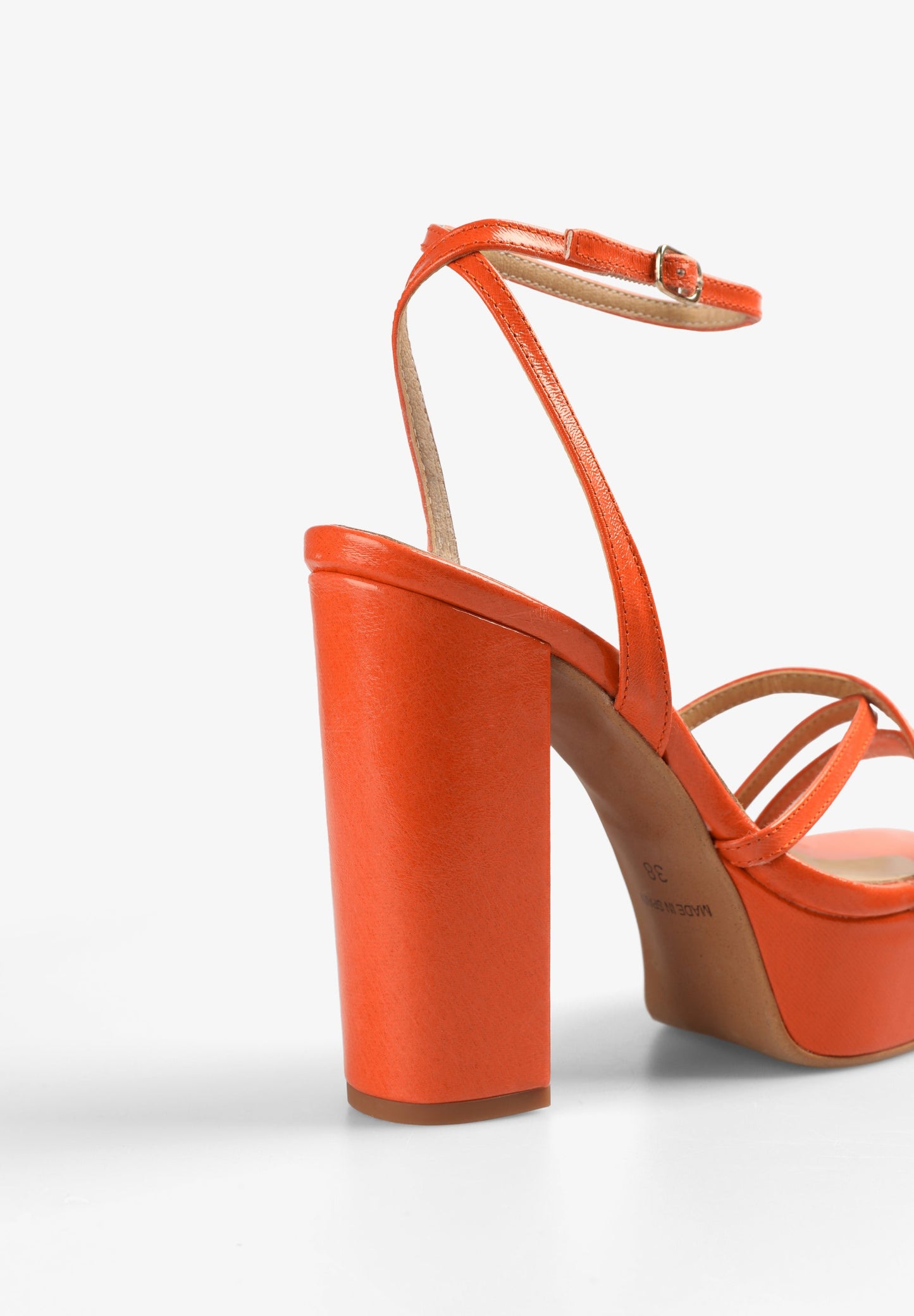 PLATFORM HEELED SANDALS