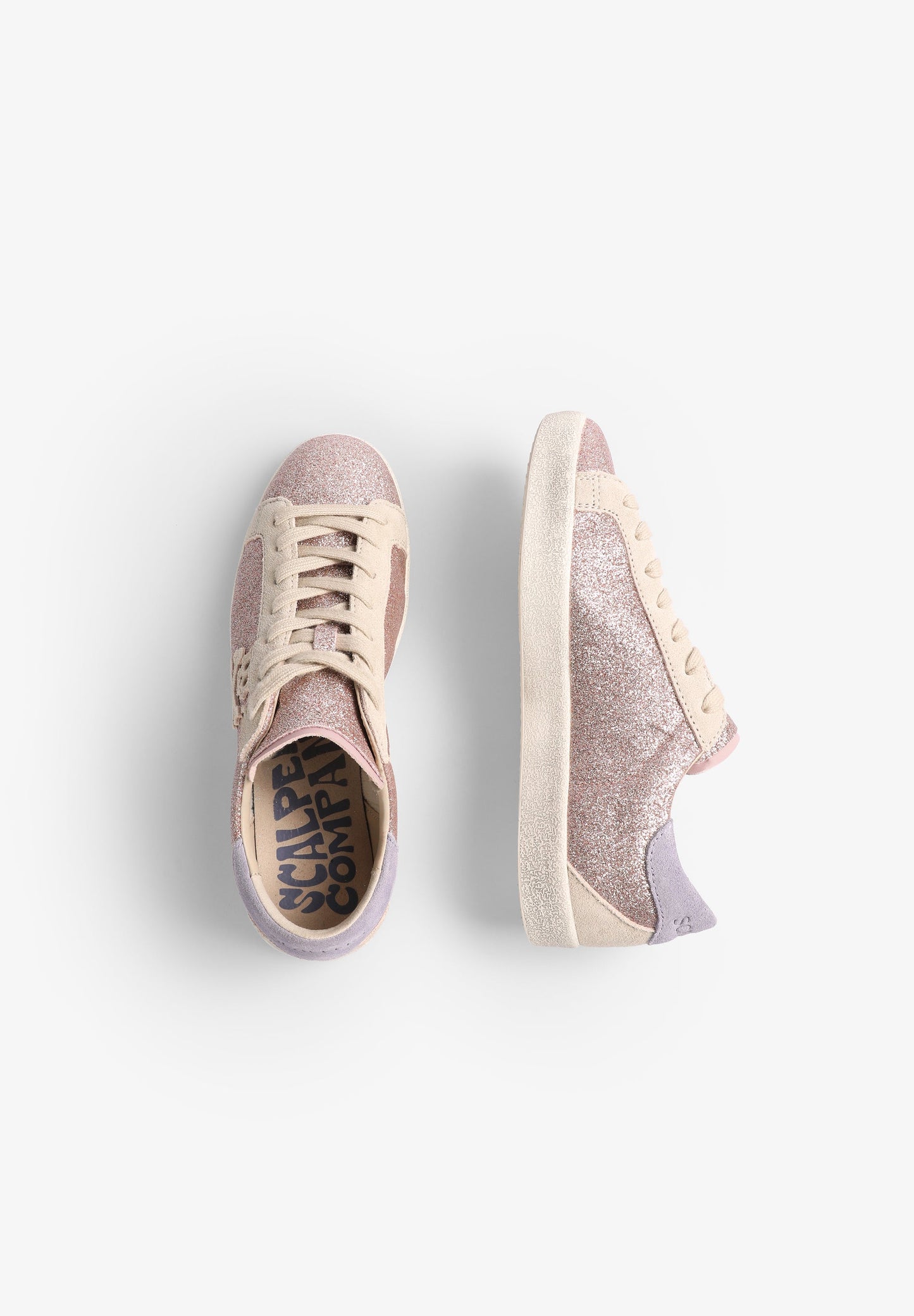 LOW TOP GLITTER SNEAKERS