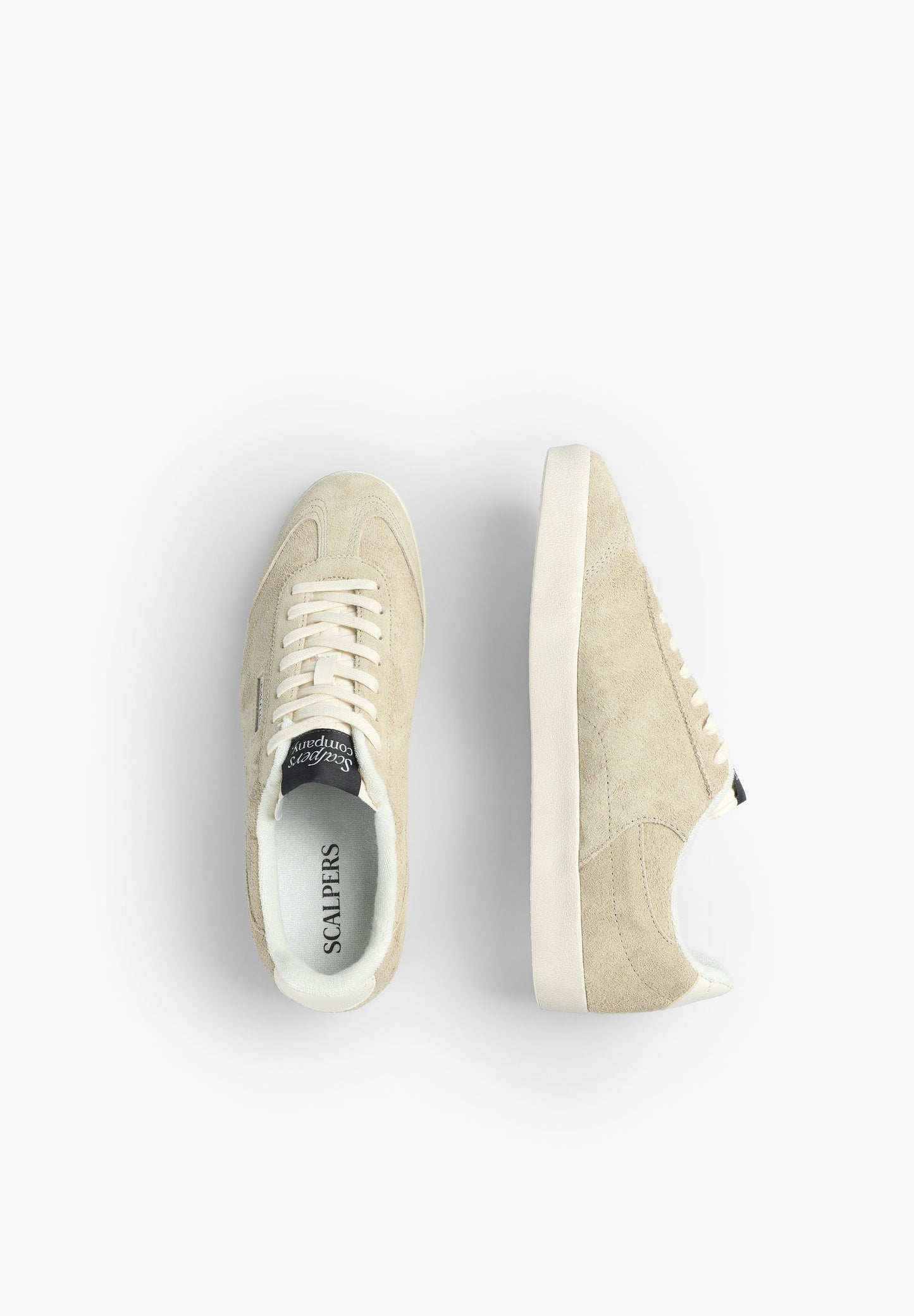 LOW-TOP SNEAKERS IN BRUSHED SPLIT SUEDE