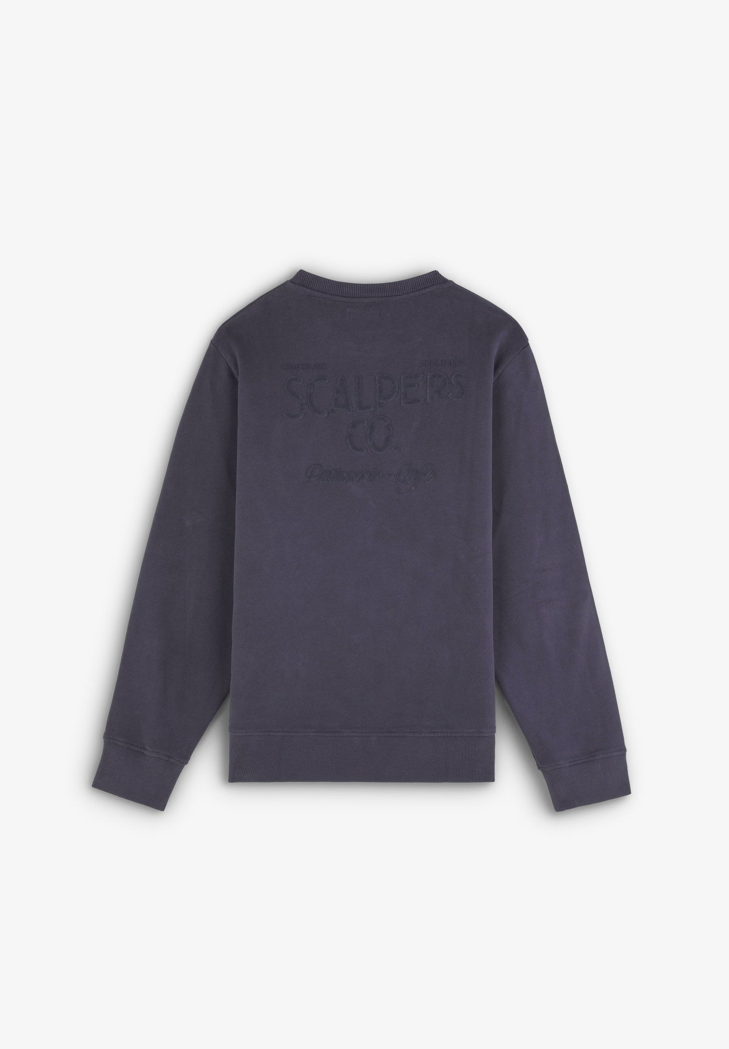 SWEATSHIRT WITH FLOCKED PRINT