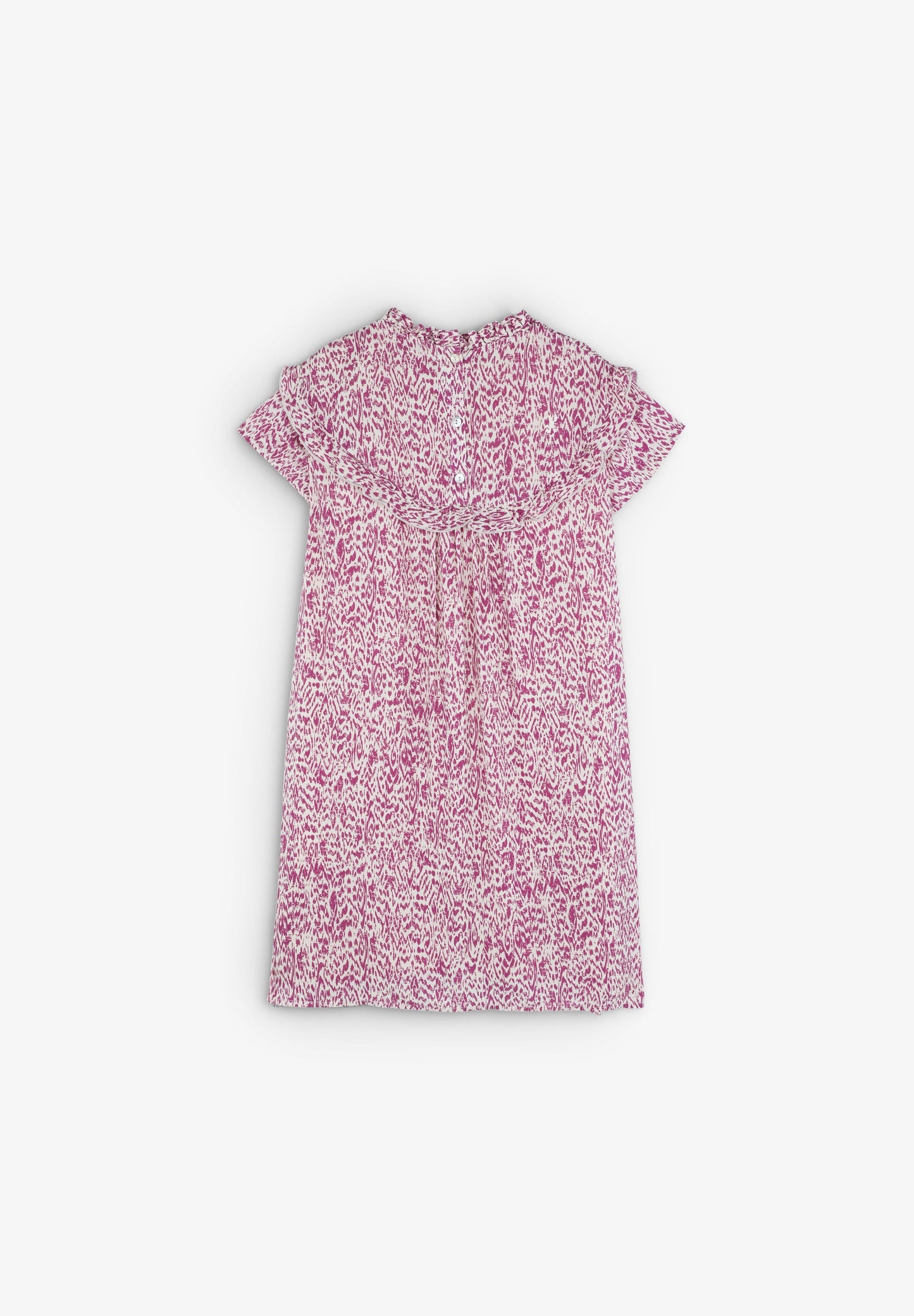 DRESS WITH SMOCKED YOKE