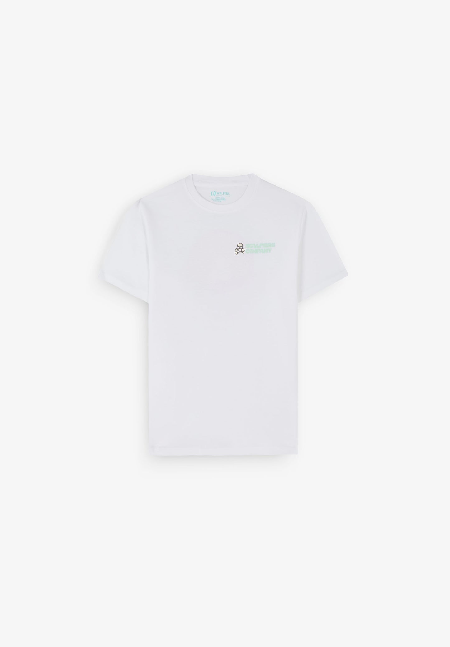 T-SHIRT WITH RAISED BACK PRINT
