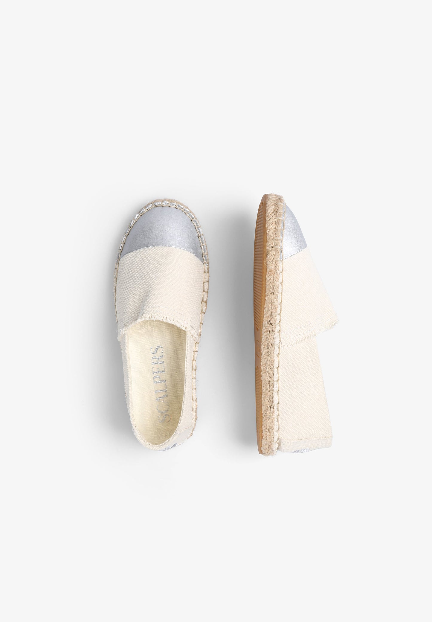 METALLIC ESPADRILLES