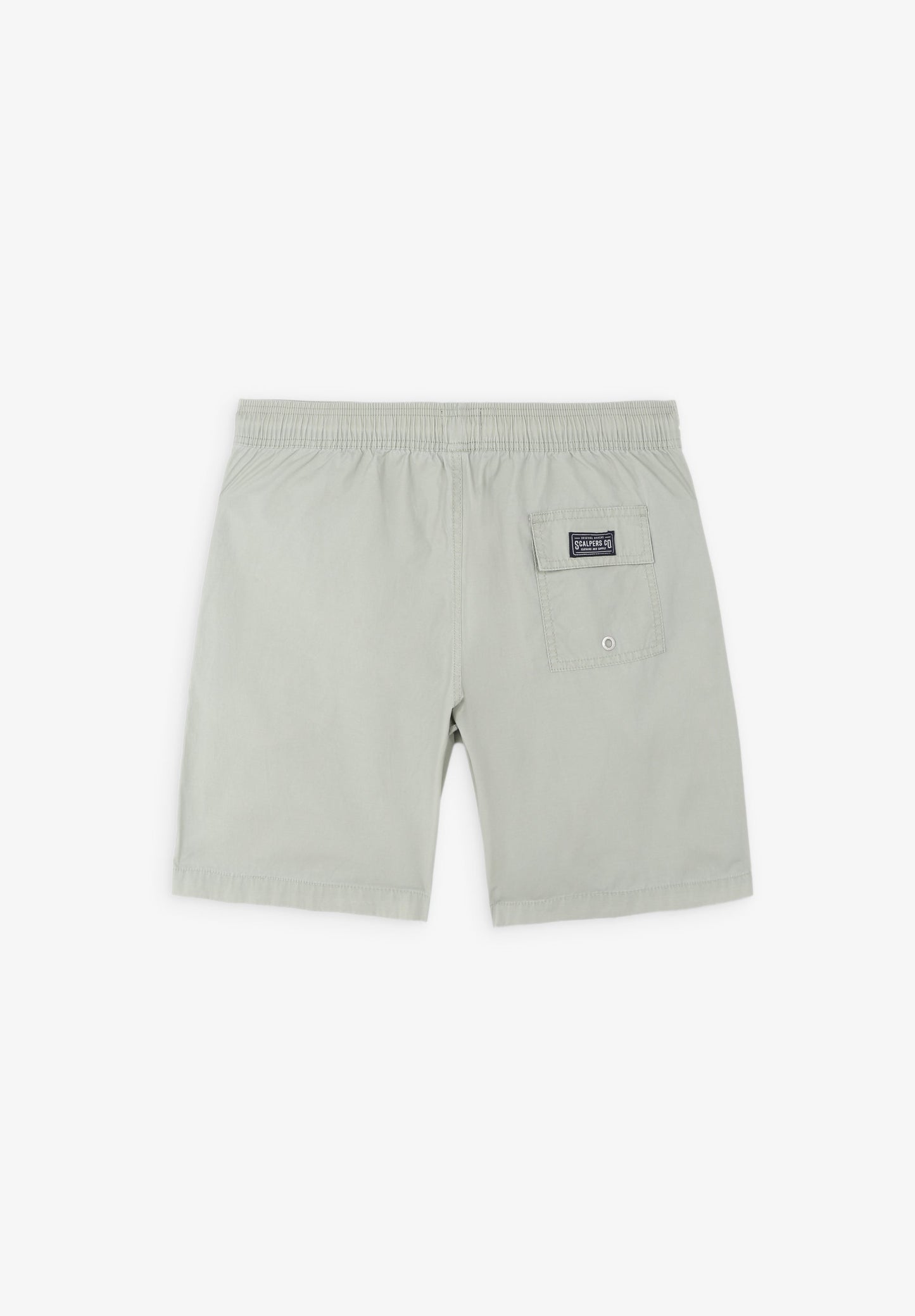 FADED SWIMMING TRUNKS WITH EMBROIDERED SKULL