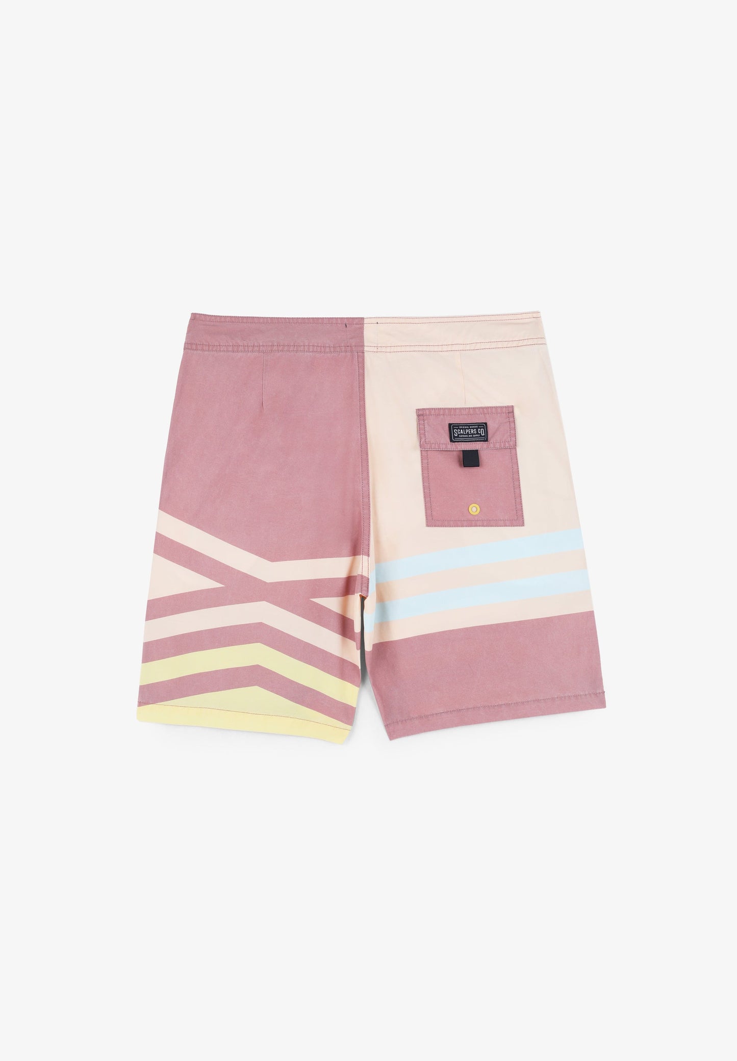 CONTRAST STRIPED SWIMMING TRUNKS