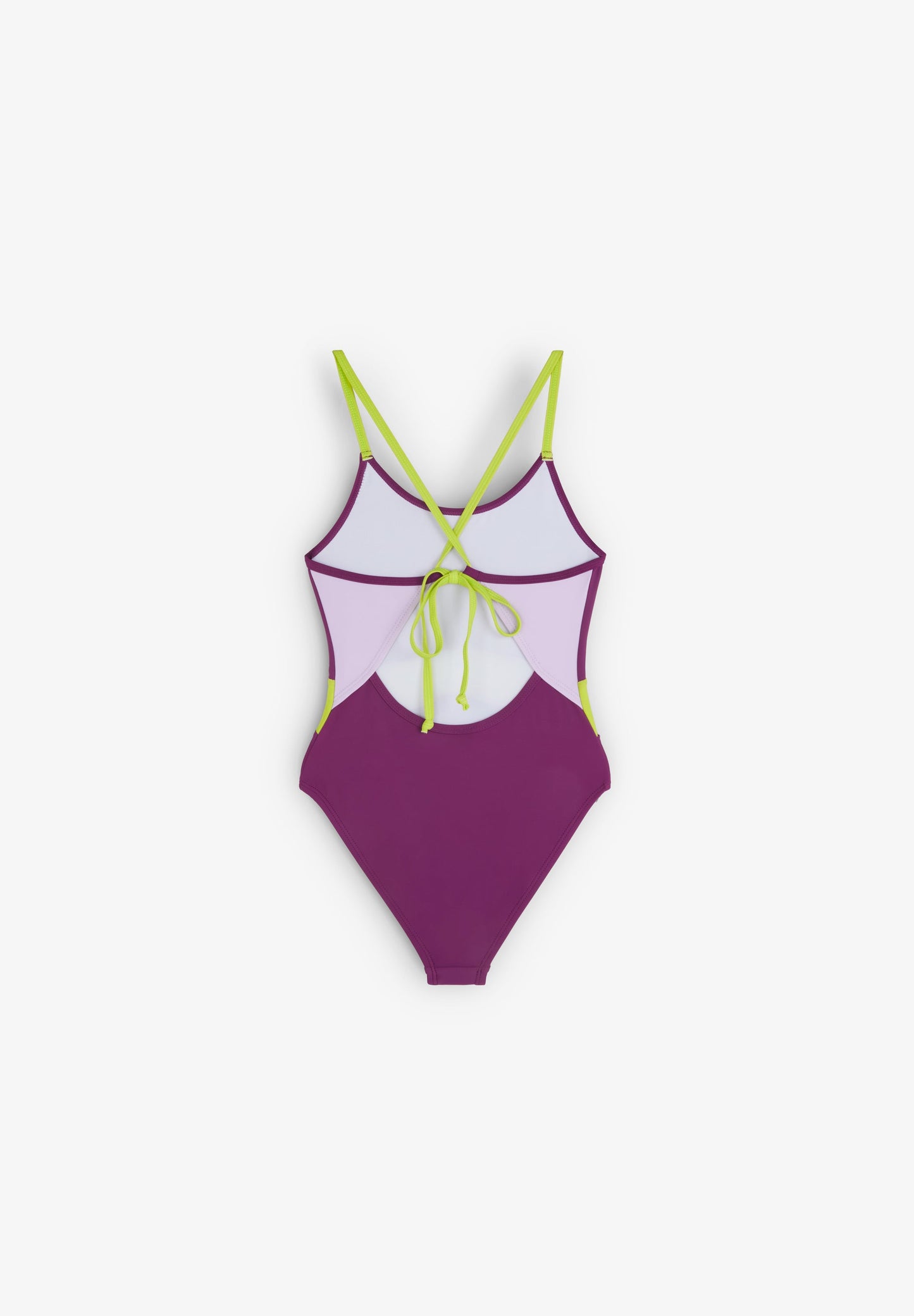 SWIMSUIT WITH CONTRAST DETAILS