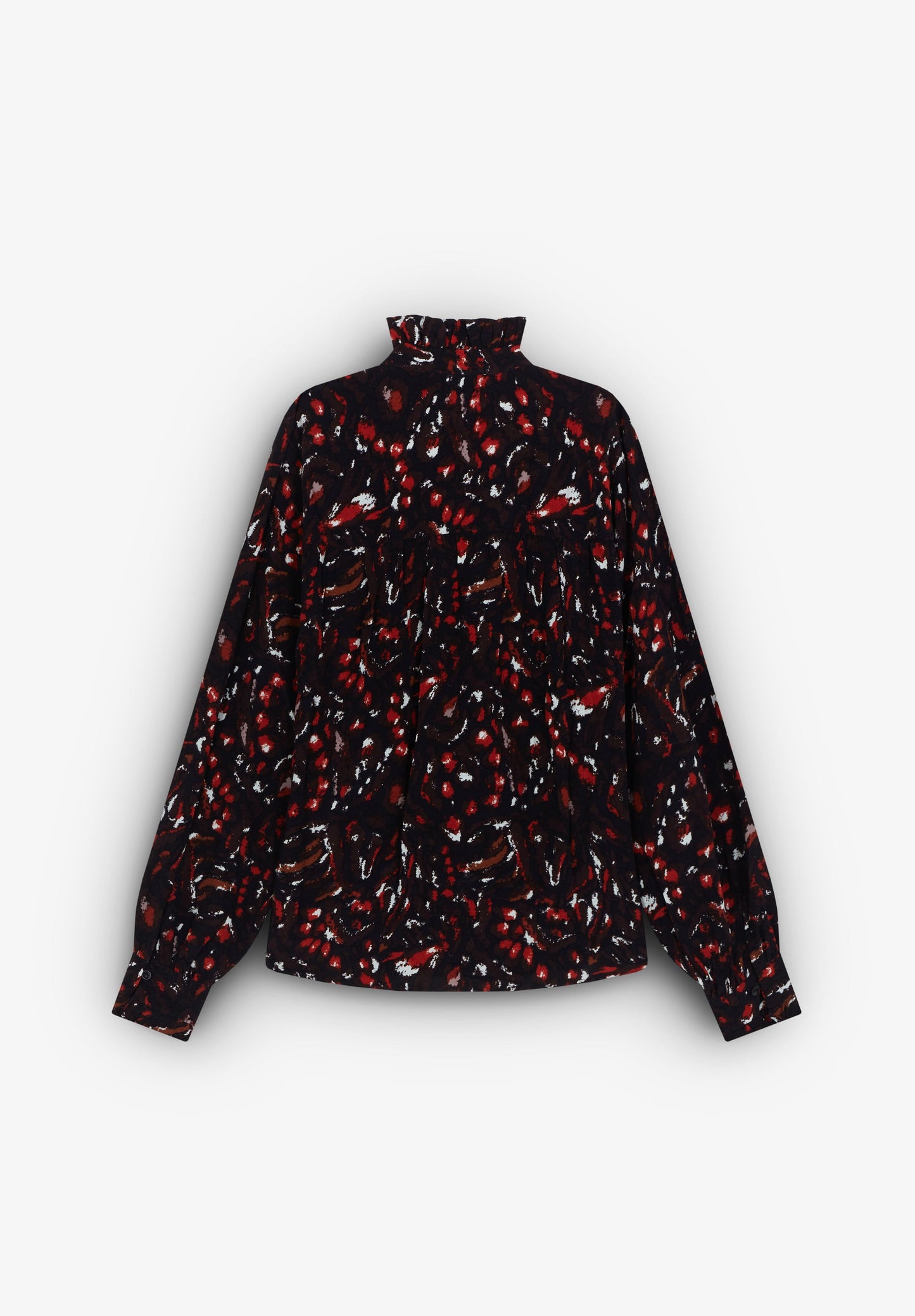 RUFFLE COLLAR BLOUSE